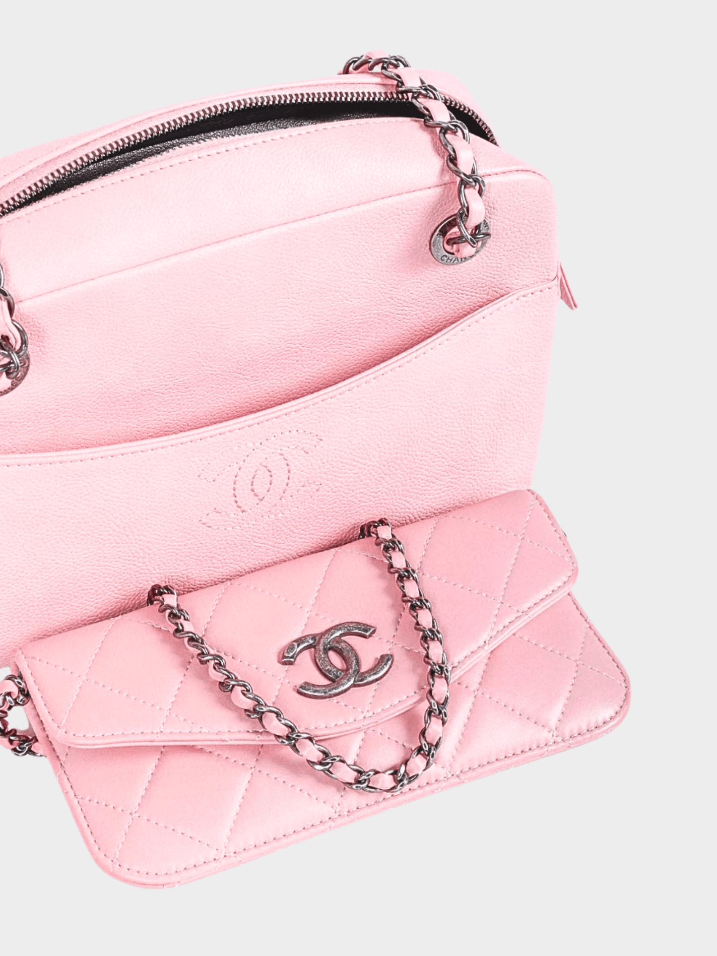 Chanel 2016 Pink Coco Break Camera Case Shoulder Bag