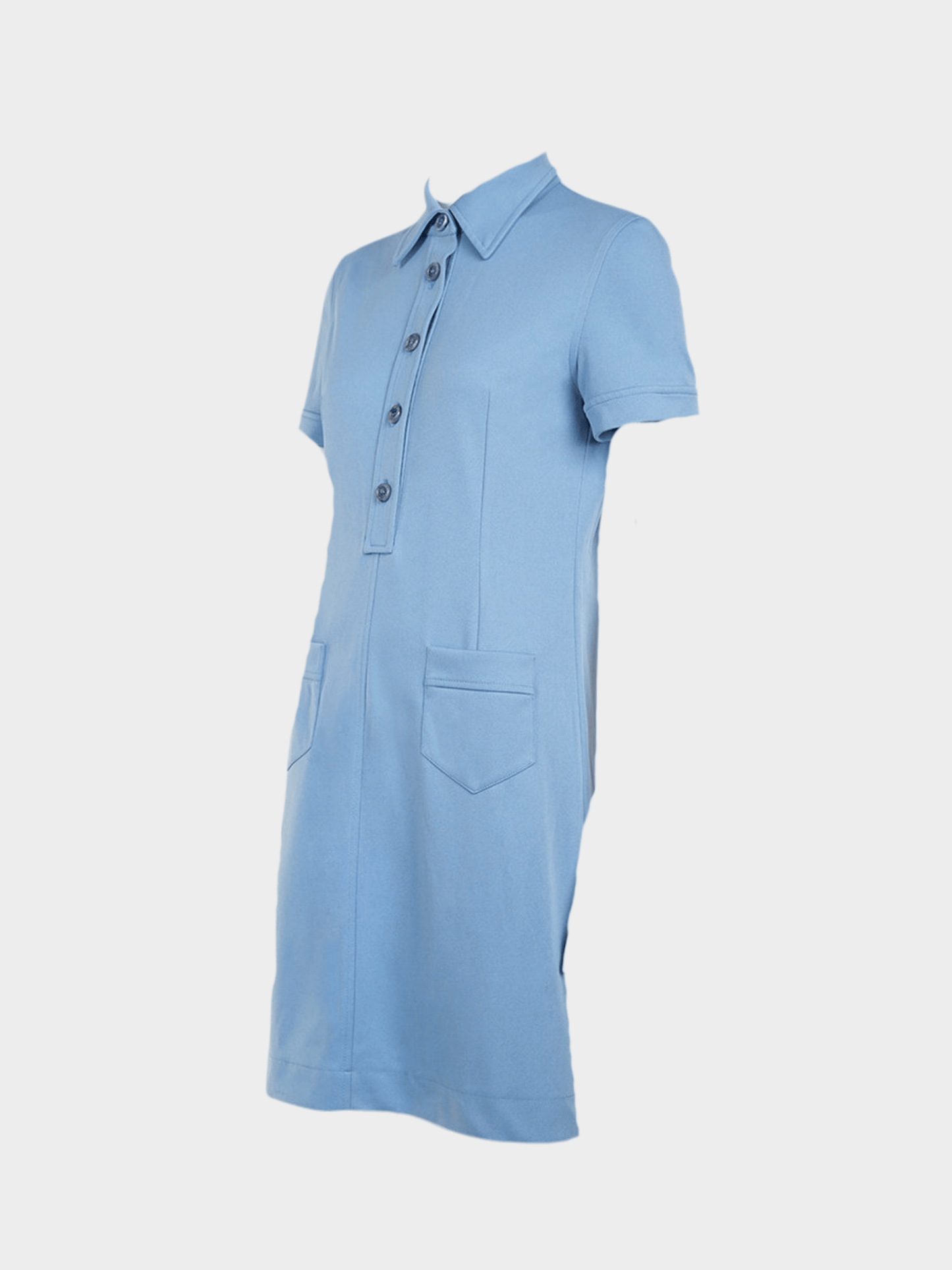 Prada SS 1996 Runway Blue Shift Dress