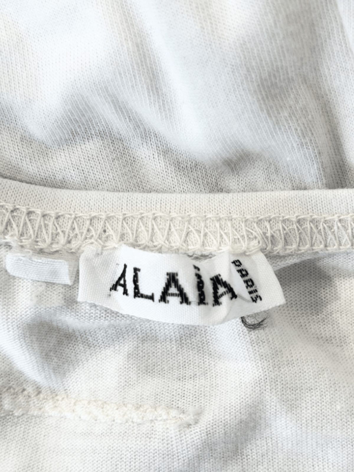 Azzedine Alaïa 1990s White Back Strapped Dress
