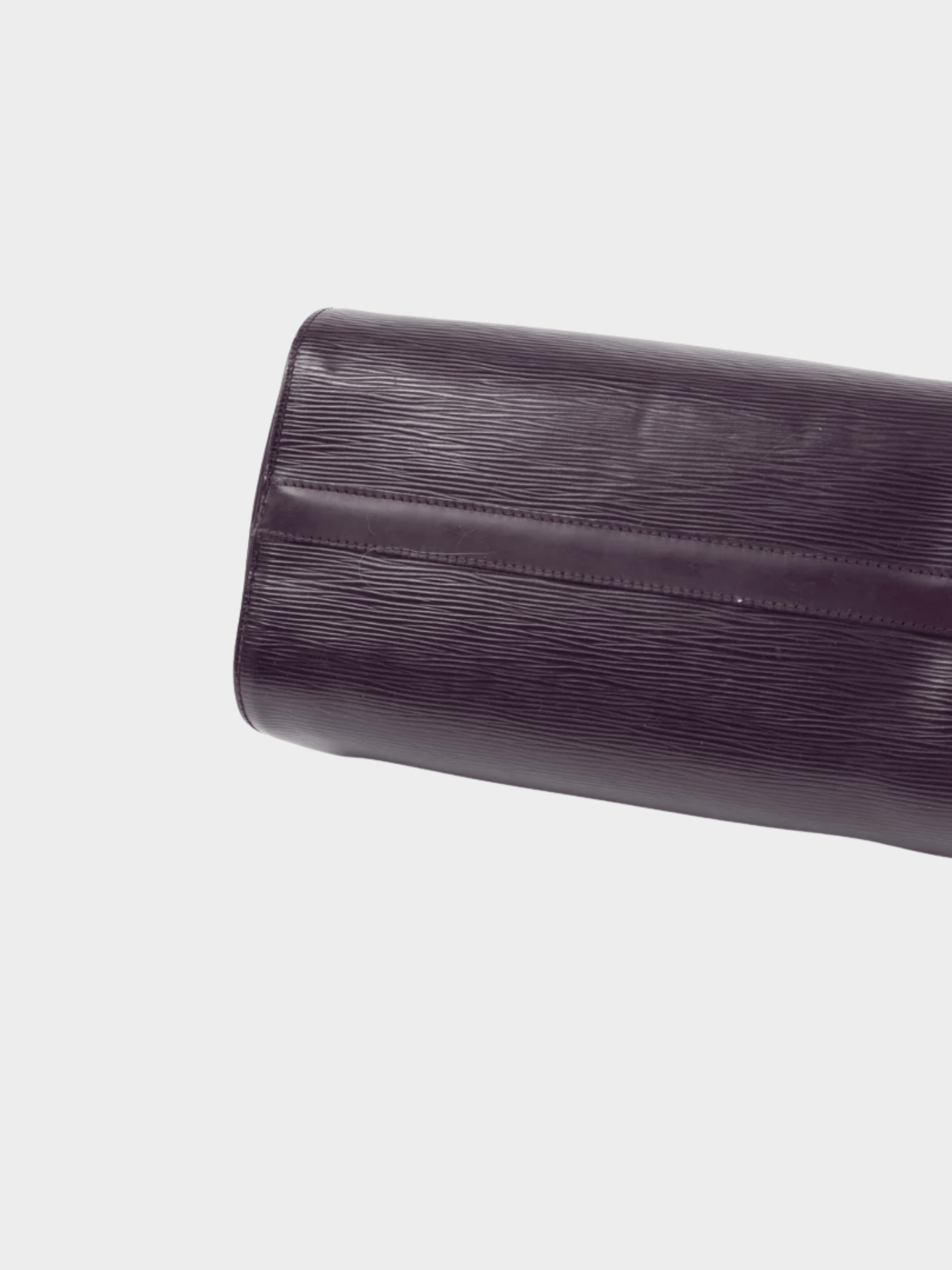 Louis Vuitton 2008 Speedy Eggplant Cassis Epi Leather Boston Bag