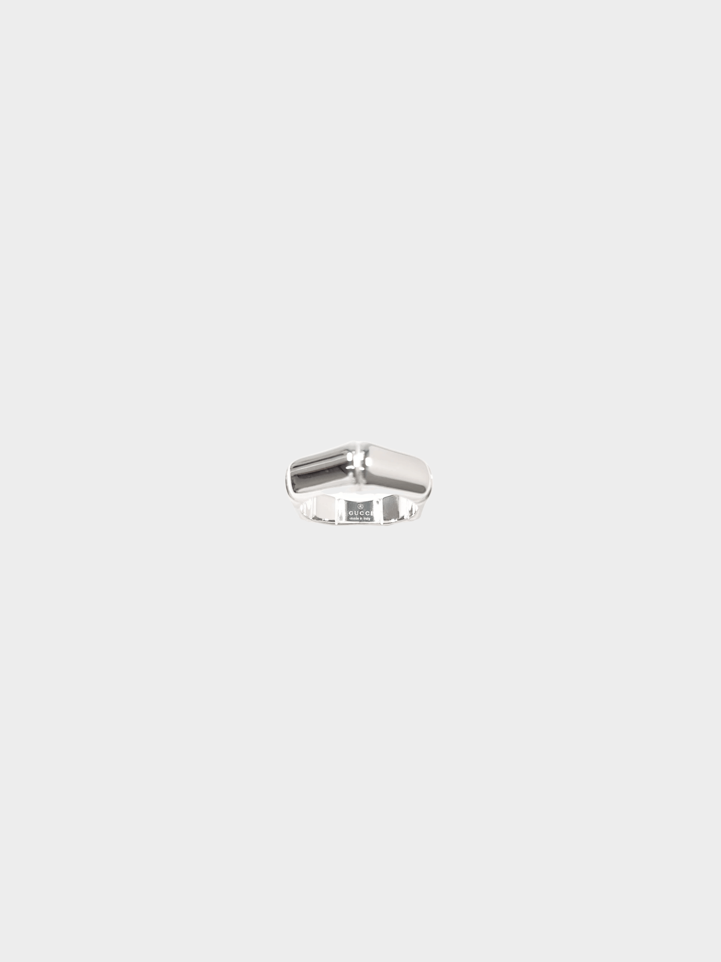 Gucci 2000s Silver Bamboo Ring