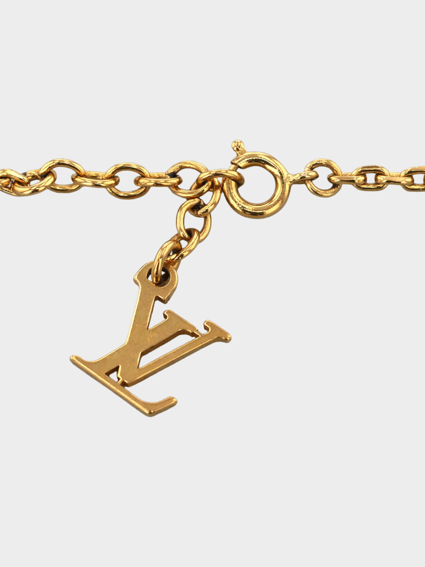 Louis Vuitton 2009 Resin and Crystal Inclusion Heart Pendant Necklace
