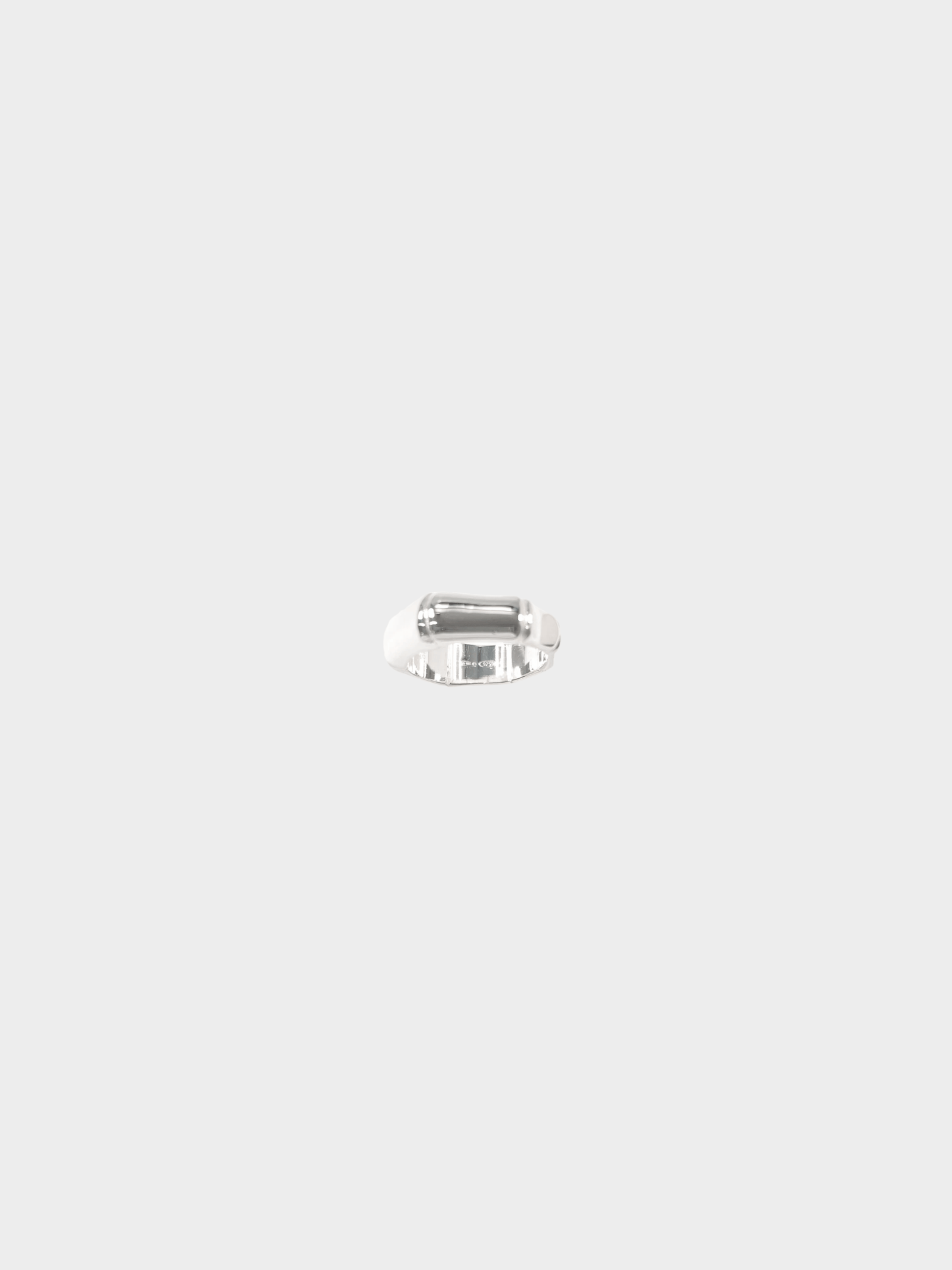 Gucci 2000s Silver Bamboo Ring