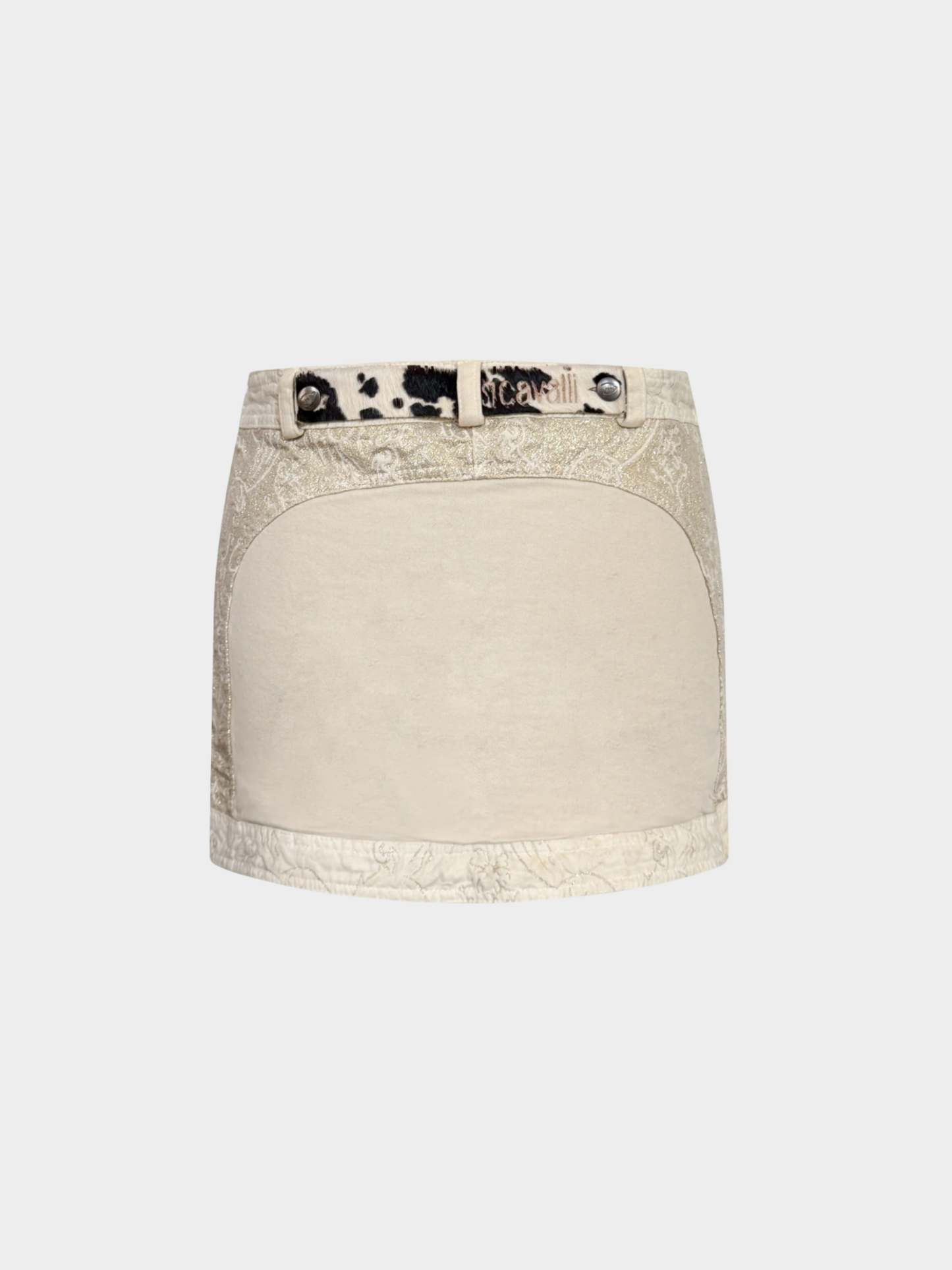 Roberto Cavalli 2000s Gold Jacquard Set