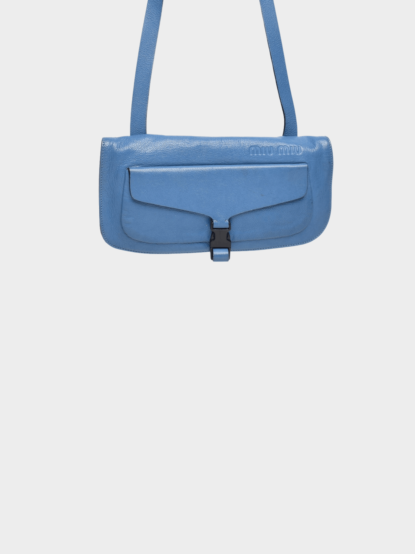 Miu Miu SS 2000 Pale Blue Shoulder Bag