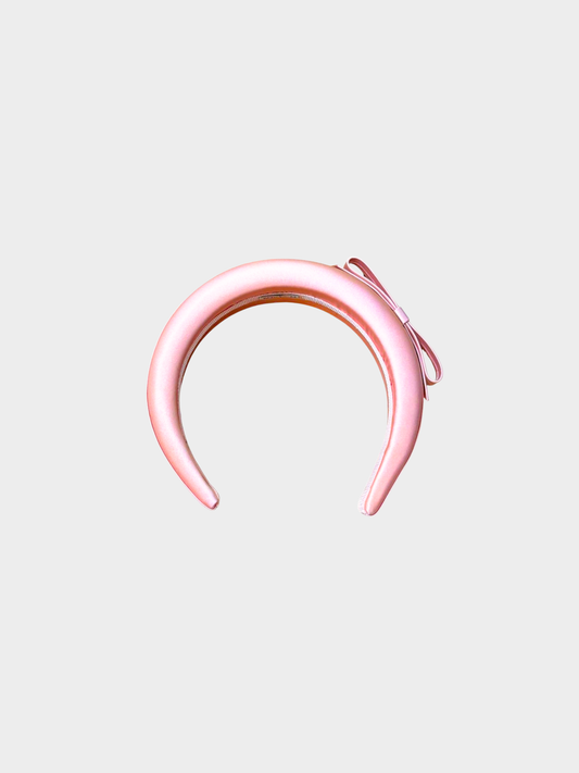 Valentino 2010s Pink Puffy Ribbon Headband