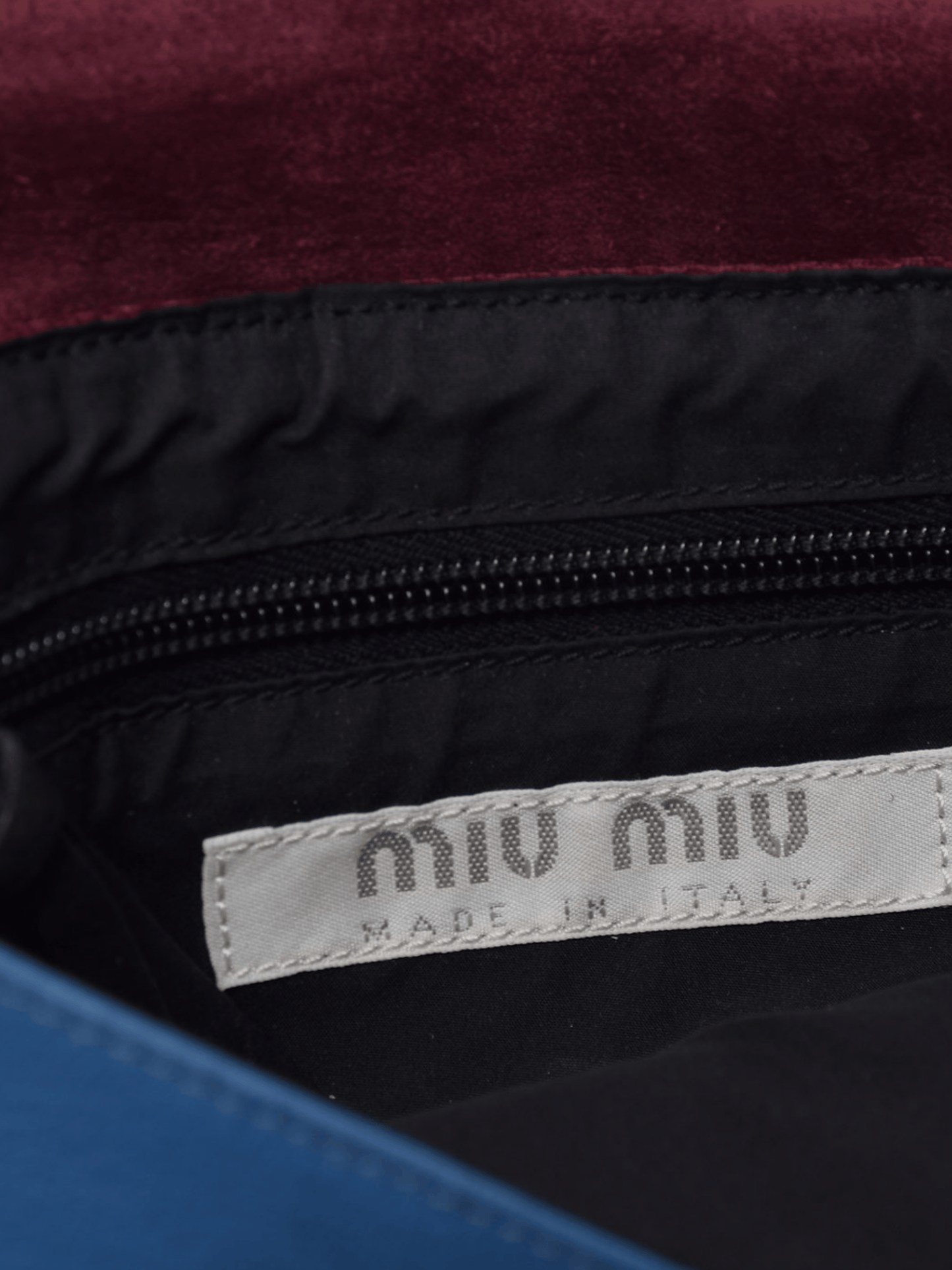 Miu Miu SS 2000 Pale Blue Shoulder Bag