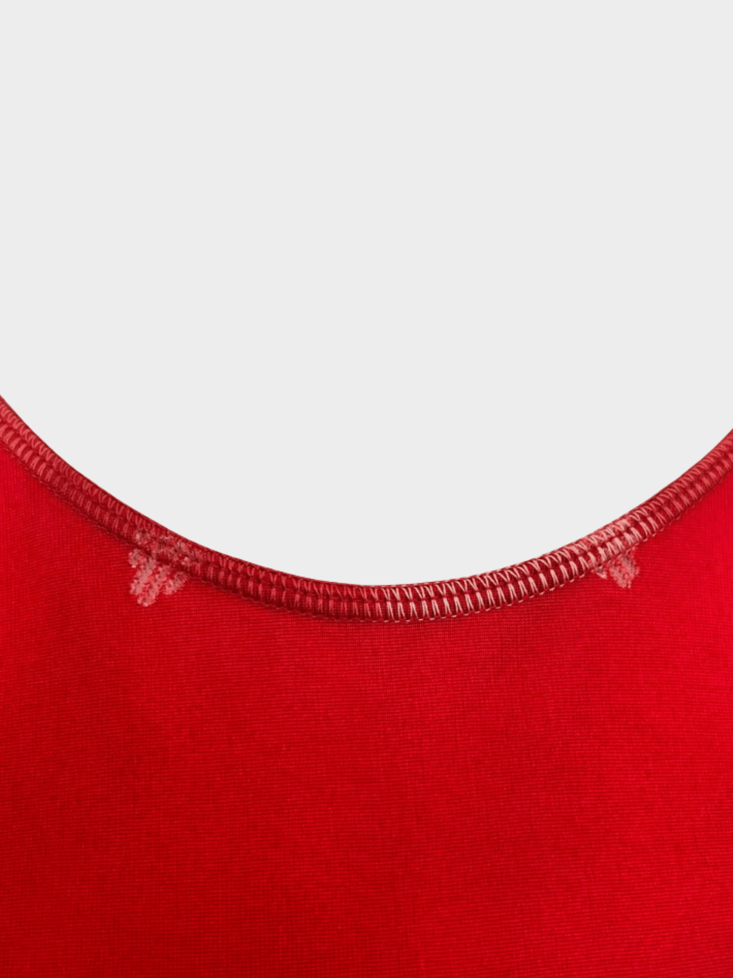Jean Paul Gaultier SS 2001 Red Art Nouveau Sheer Cutout Tank Dress