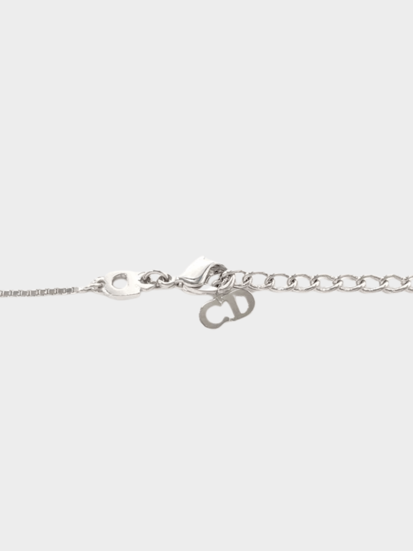 Christian Dior 2000s Star Logo Charm Necklace