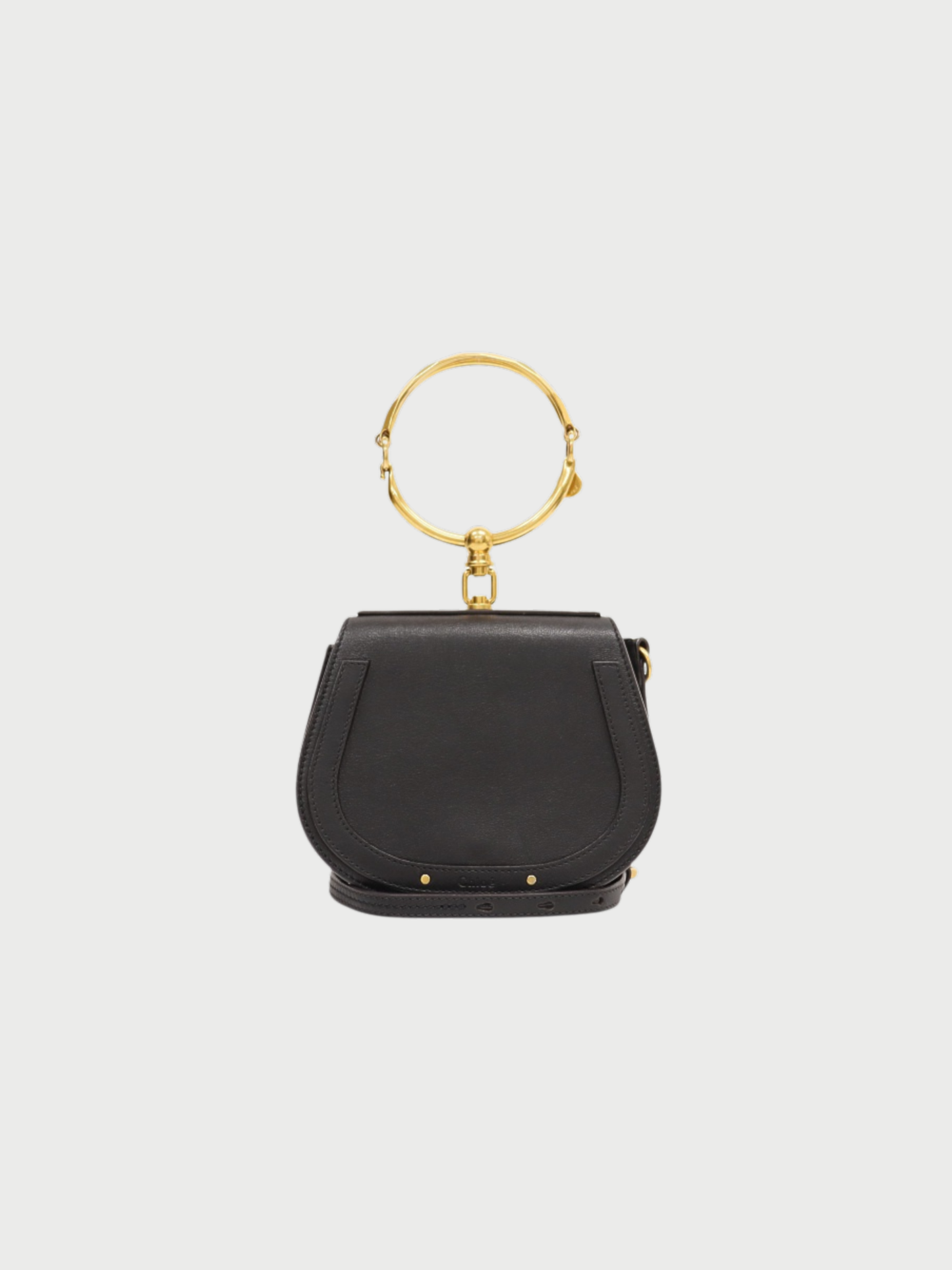 Chloé 2010s Black Leather Nile 2Way Bag