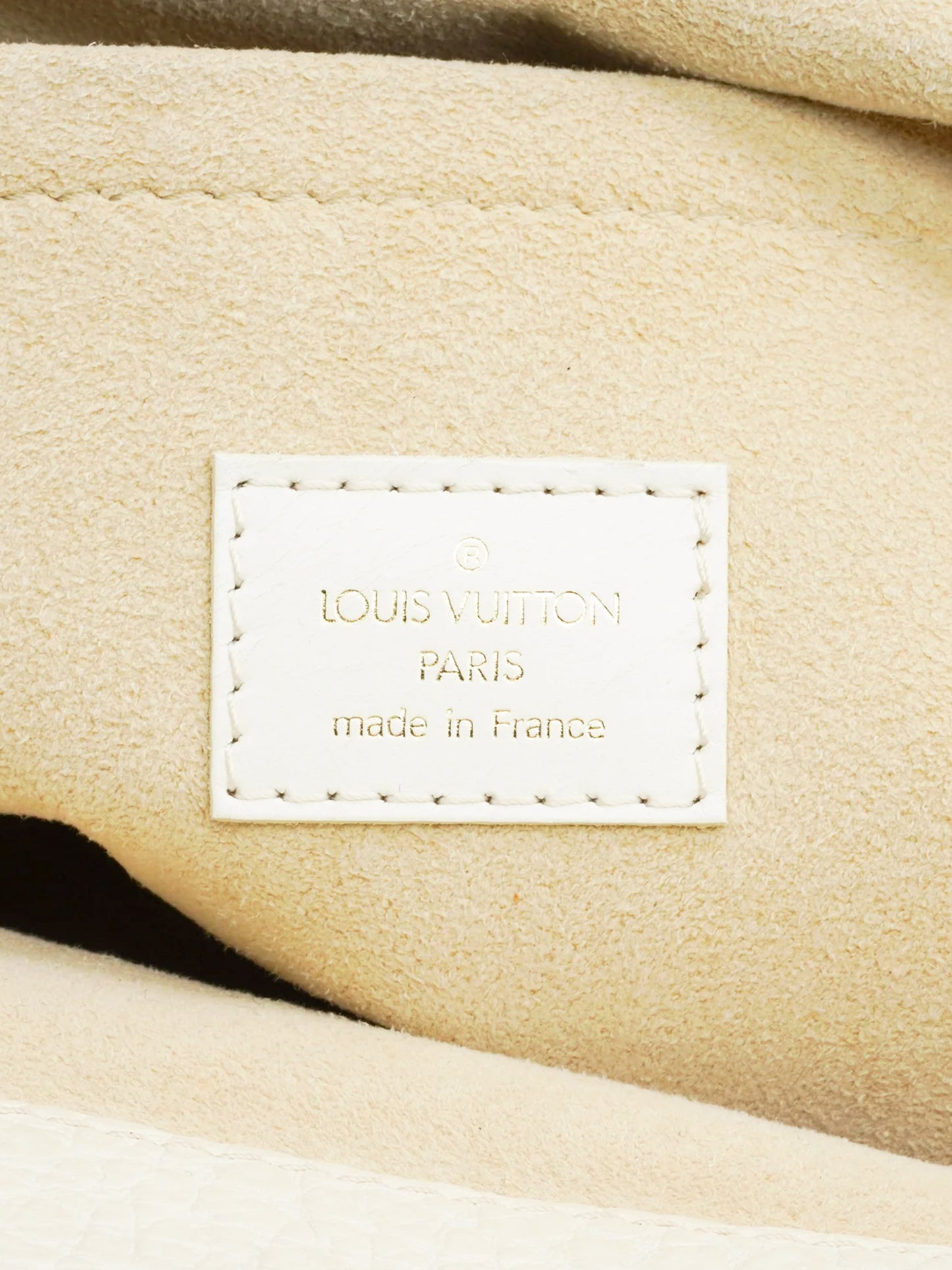 Louis Vuitton FW 2005 Biege Monogram Trapeze Handbag