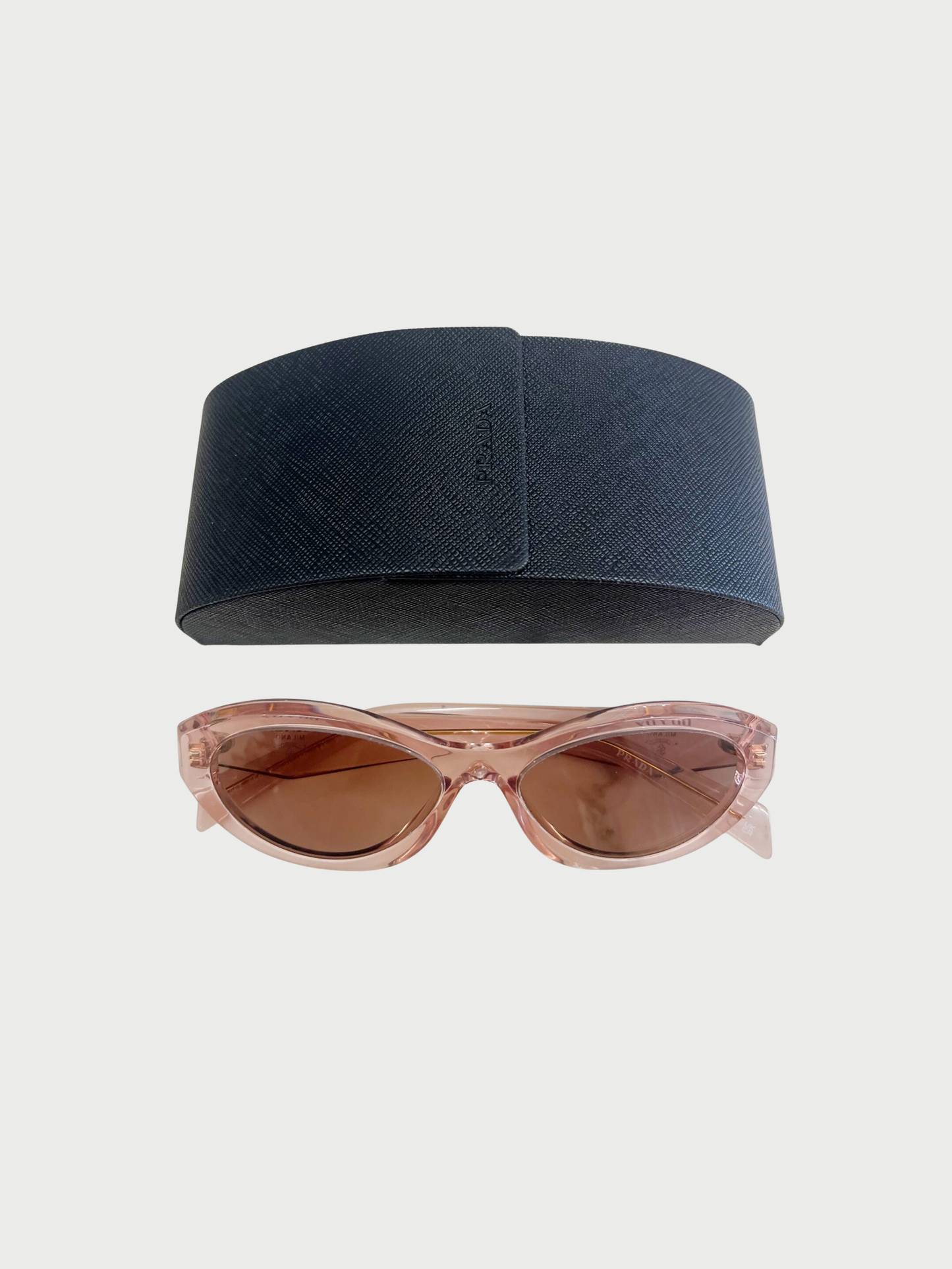 Prada 2020s Pink Acetate SPR 26Z Sunglasses