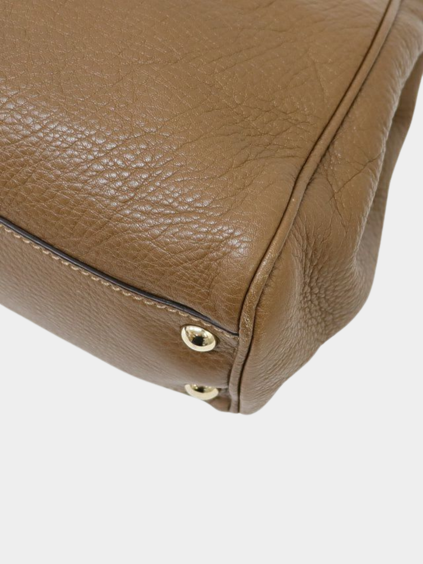 Gucci 2000s Brown Bamboo Shopper 2Way Bag