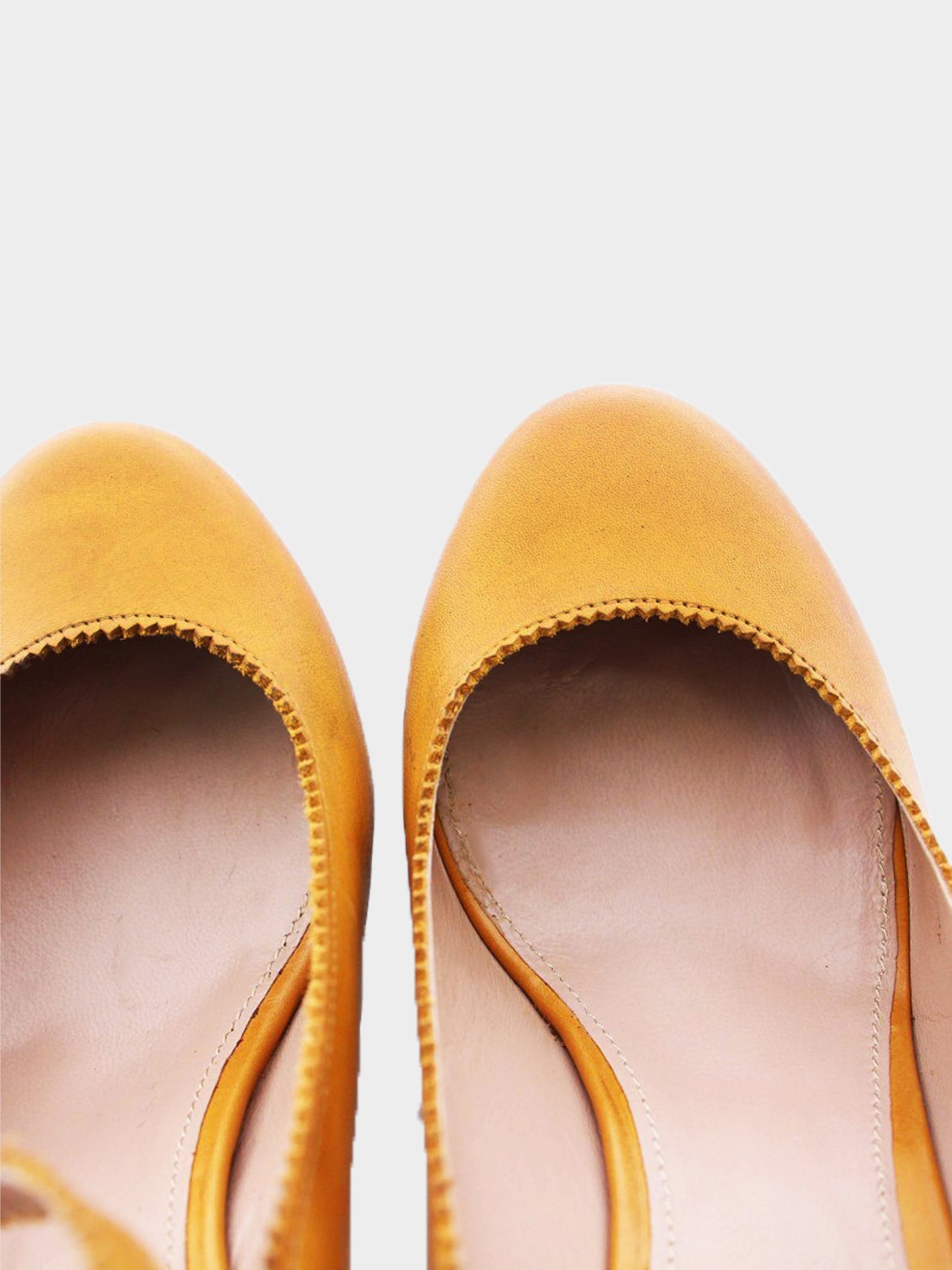 Chloe 2000s Brown Leather Platform Heels