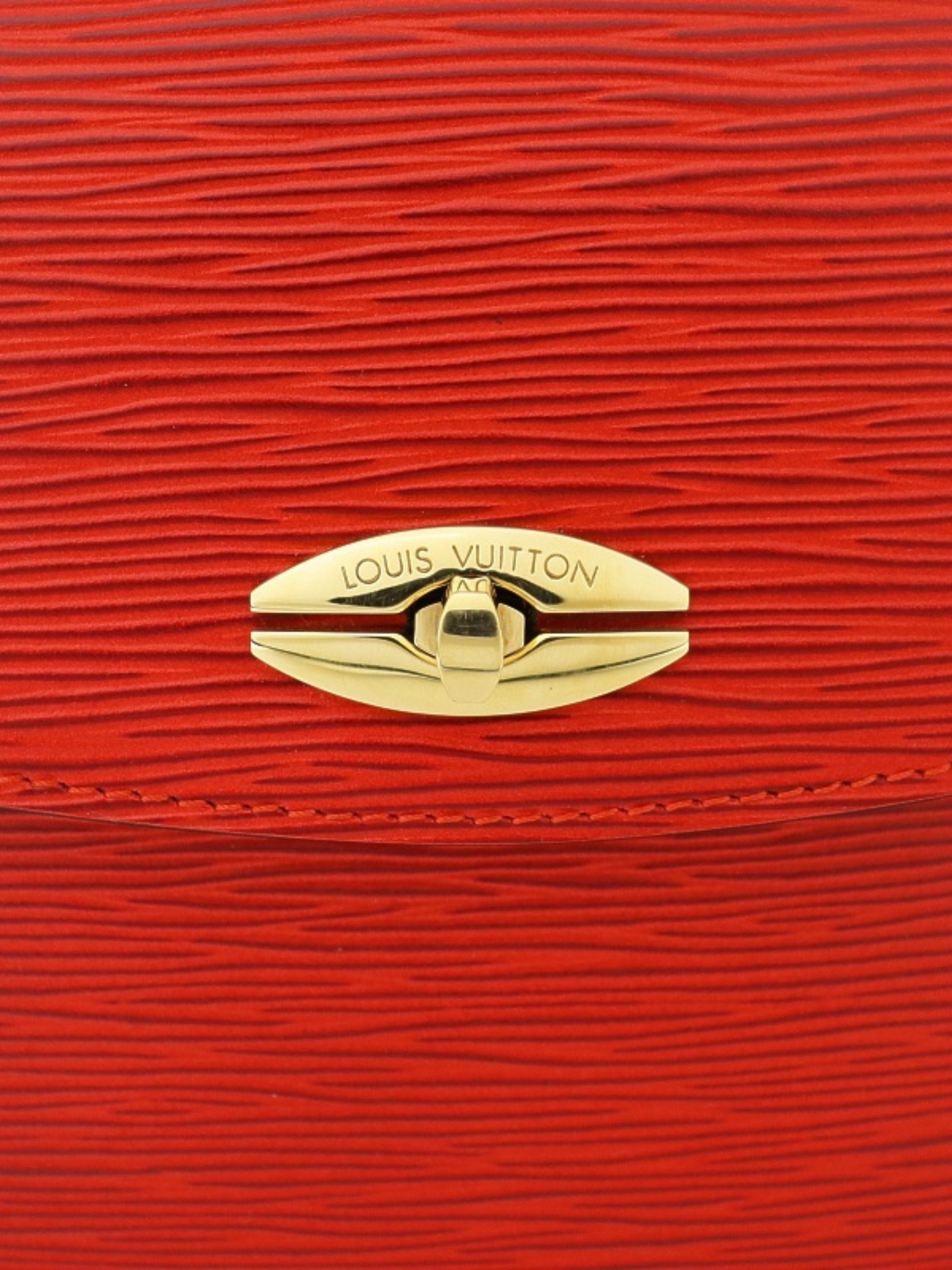 Louis Vuitton 1994 Castilian Red Epi Leather Marzelb Shoulder Bag