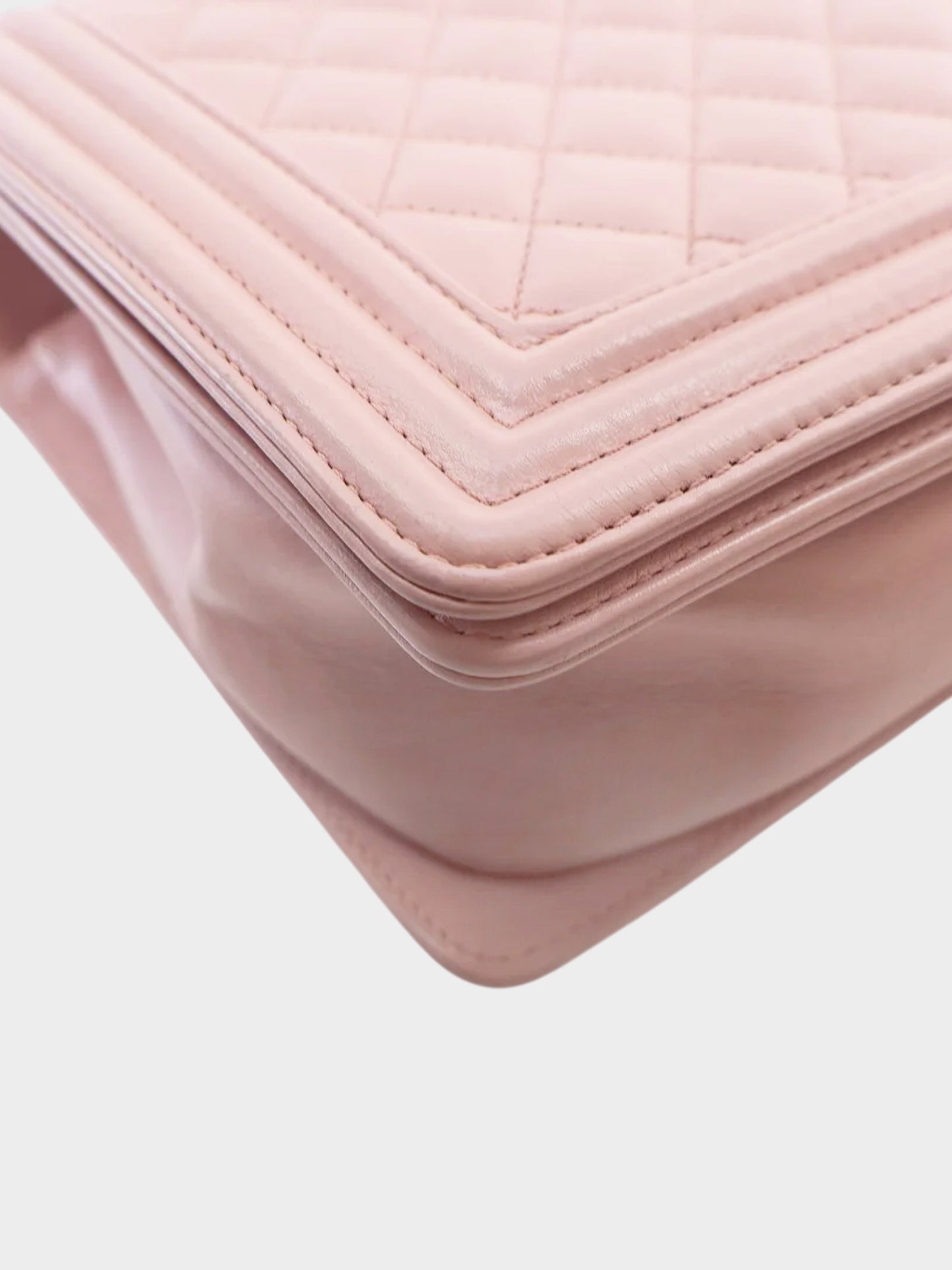 Chanel 2014-2015 Pink Calfskin Boy Flap Bag