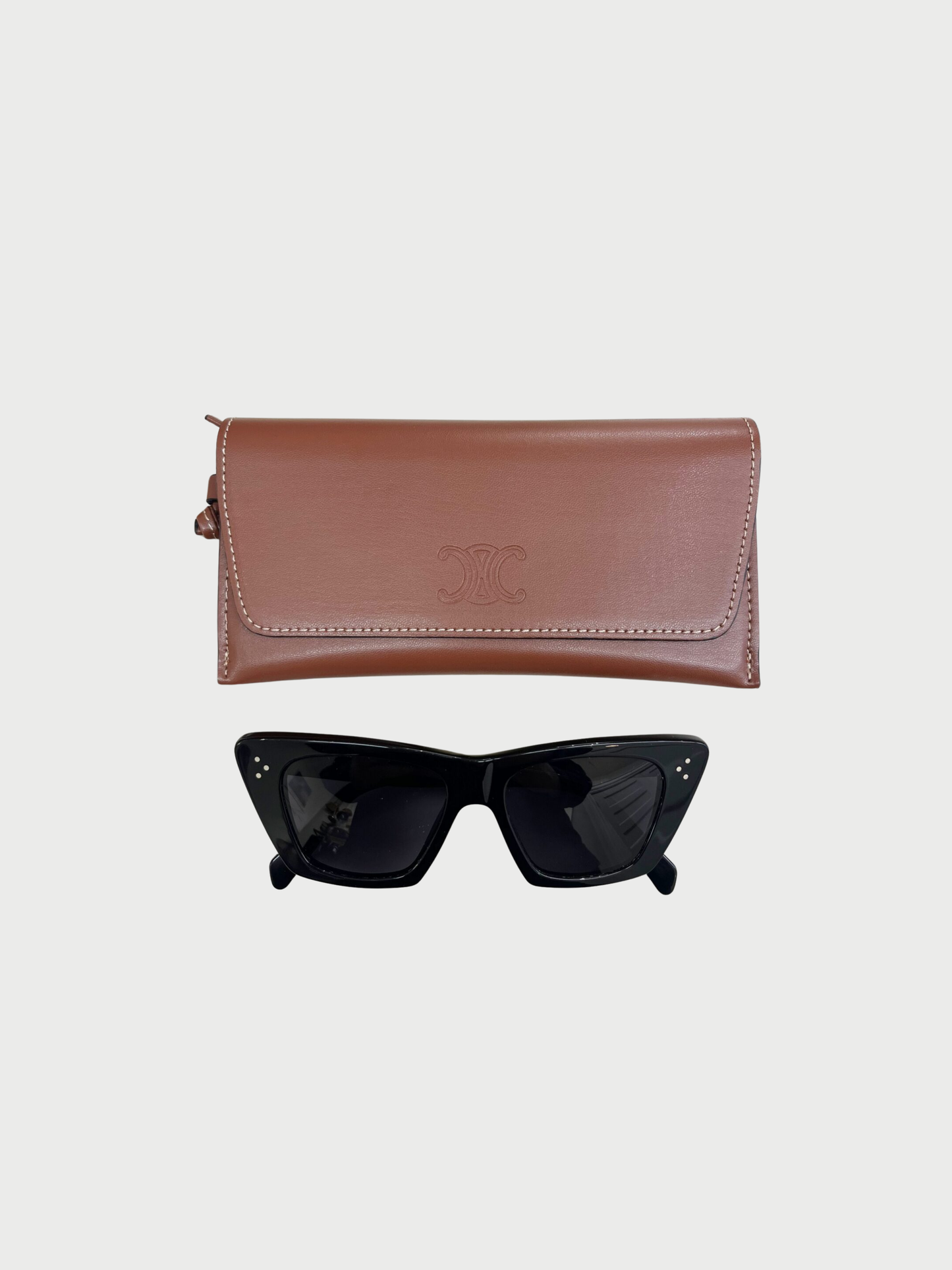 Celine 2020s Black CL401871 Cat Eye Sunglasses