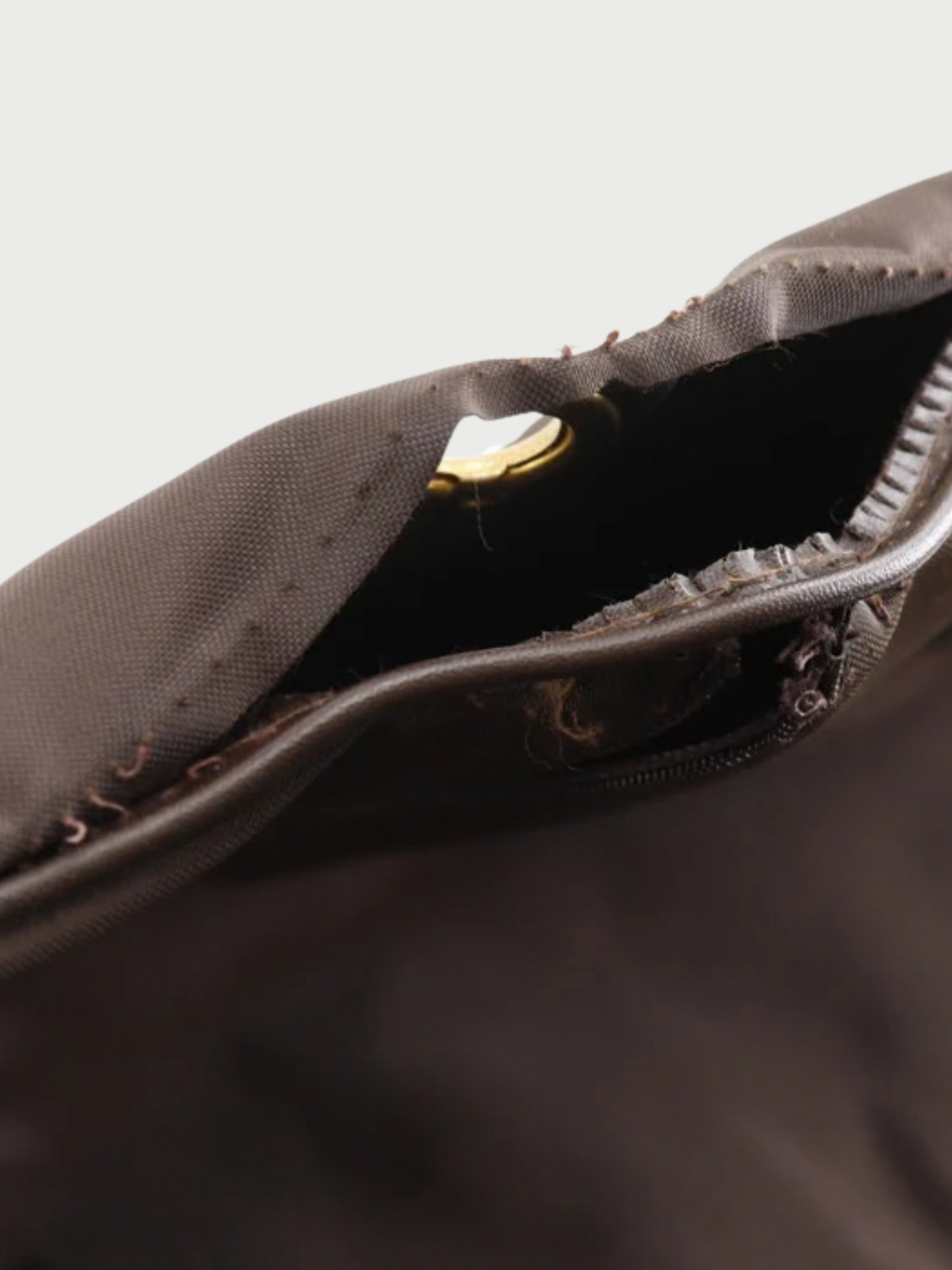 Louis Vuitton 1990s Brown Monogram Cotton Trench Coat