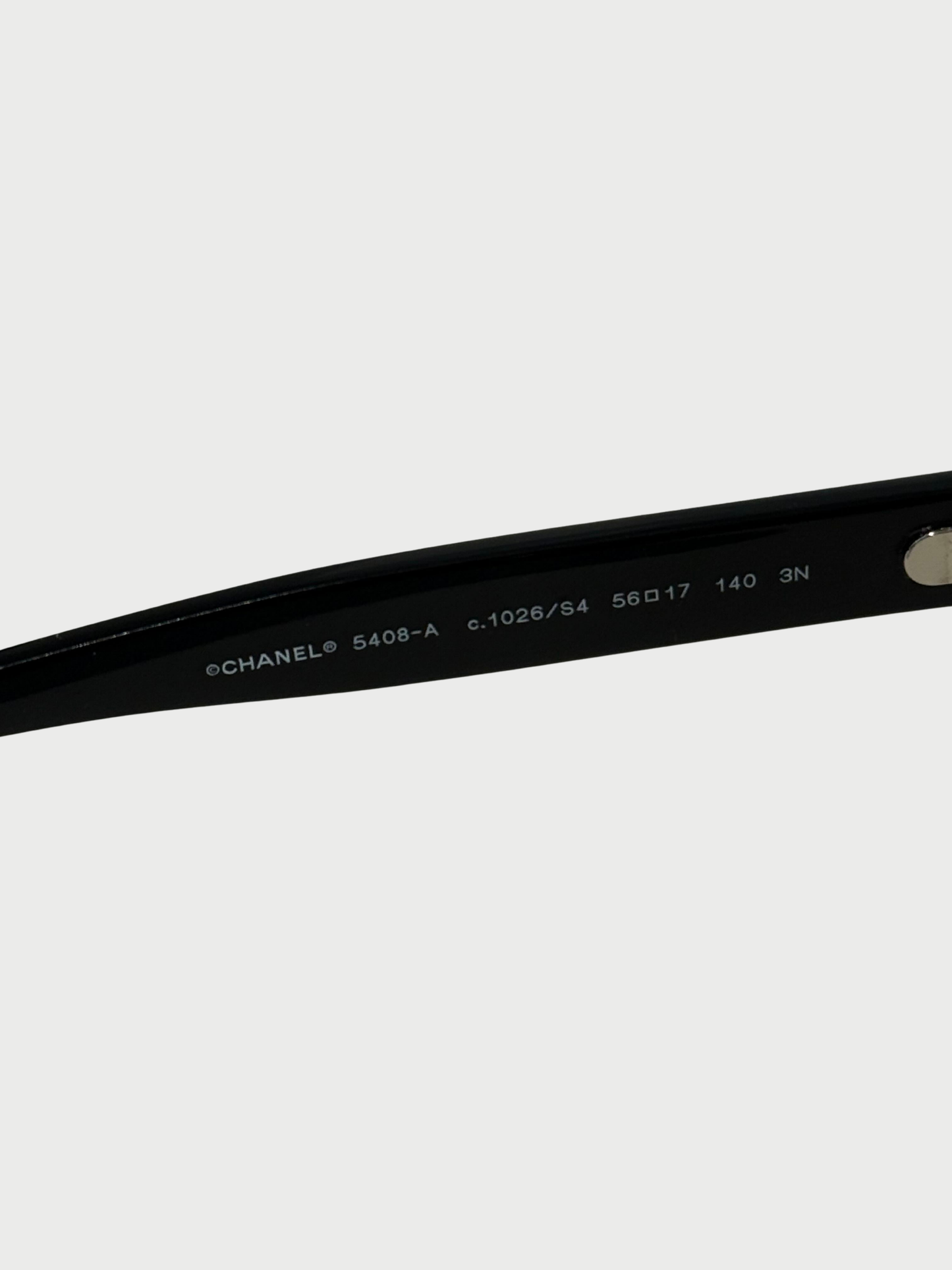 Chanel 2020s Black Acetate CH5408 Square Sunglasses