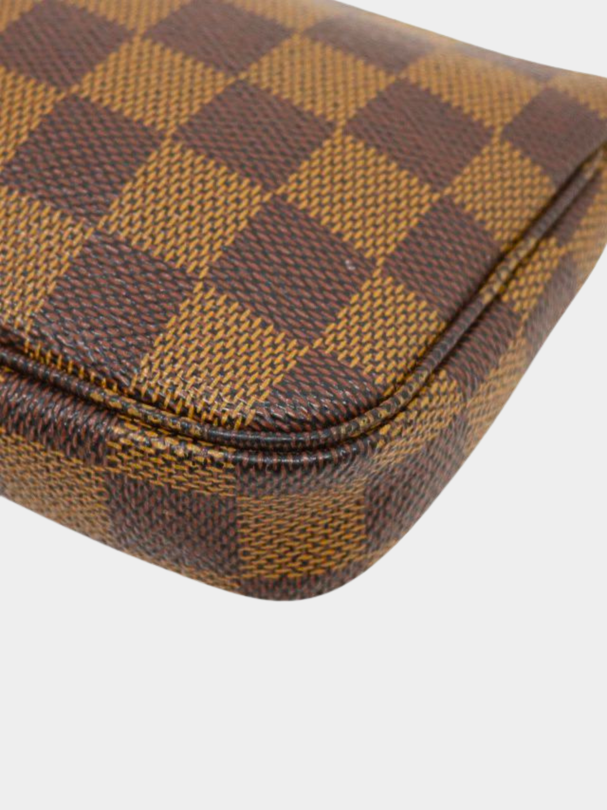 Louis Vuitton 2000s Brown Damier PVC Mini Pochette Accessoires