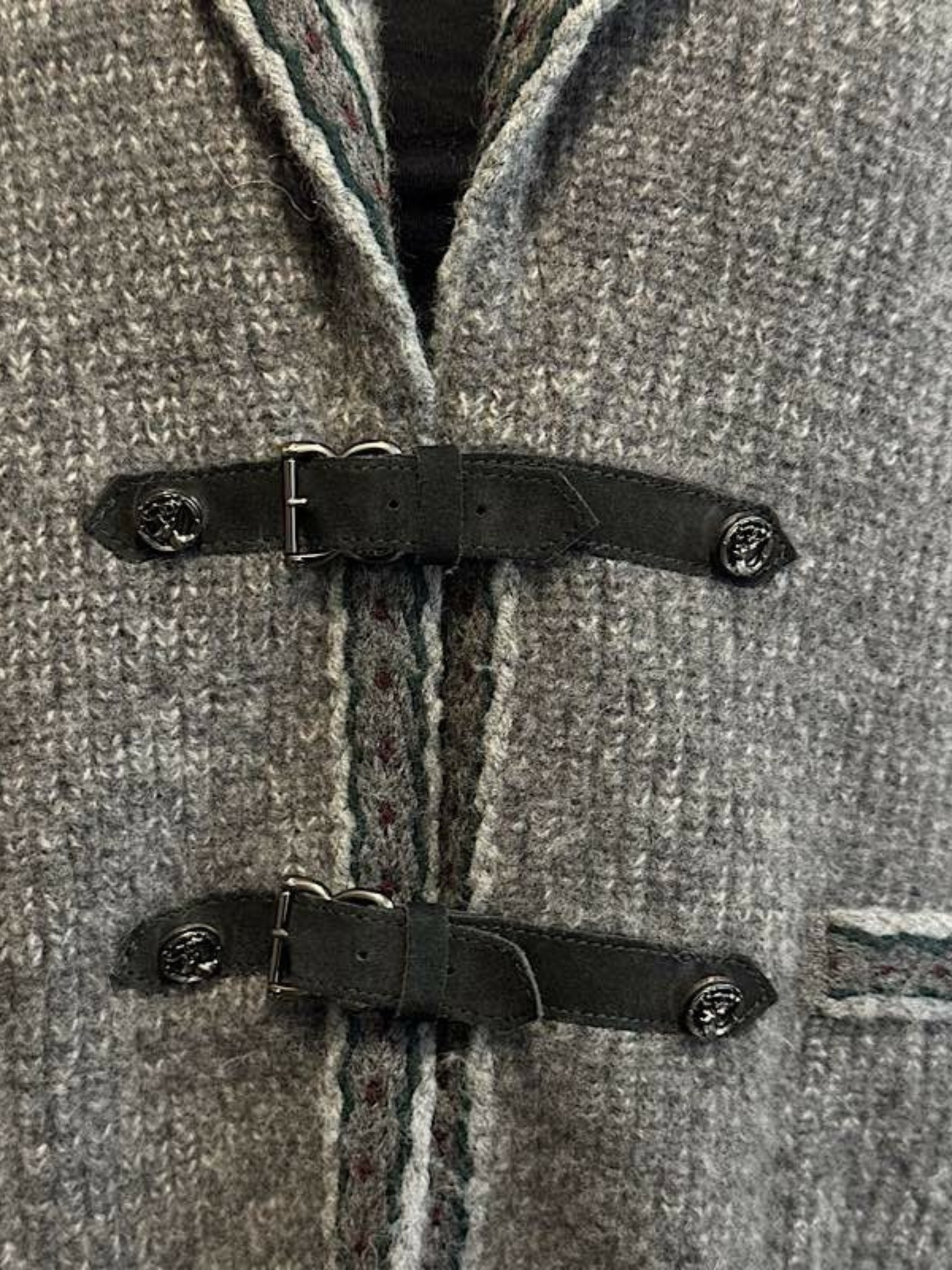 Chanel 2000s Grey Cashmere Bouclé Knit Jacket