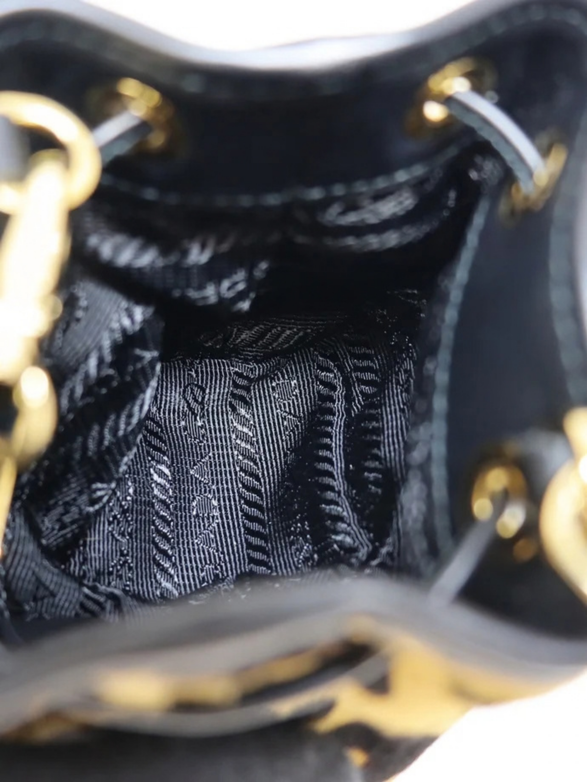 Prada 2000s Black Beige Hair-On Leather Mini Shoulder Bag