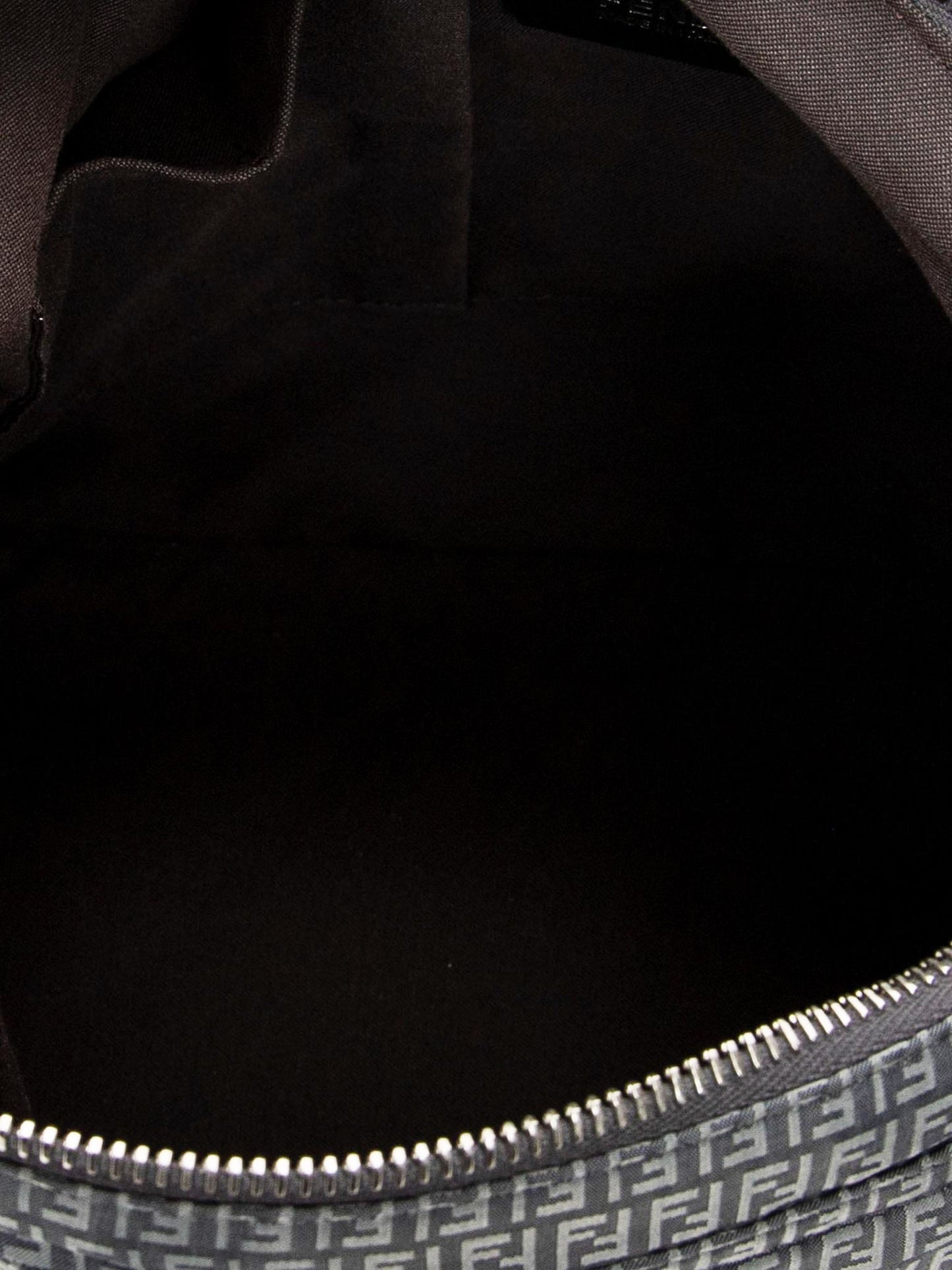 Fendi 2010s Grey Micro Zucchino Mamma Forever Baguette