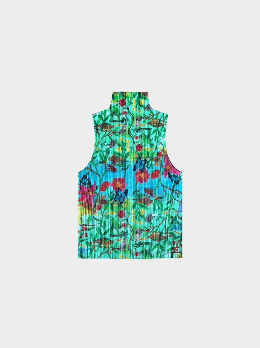Issey Miyake SS 2006 Multicoloured Floral Tank Top
