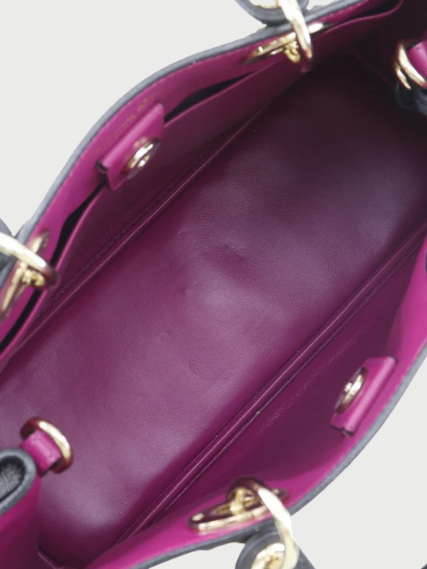 Christian Dior 2010s Black Calfskin Diorissimo 2Way Handbag