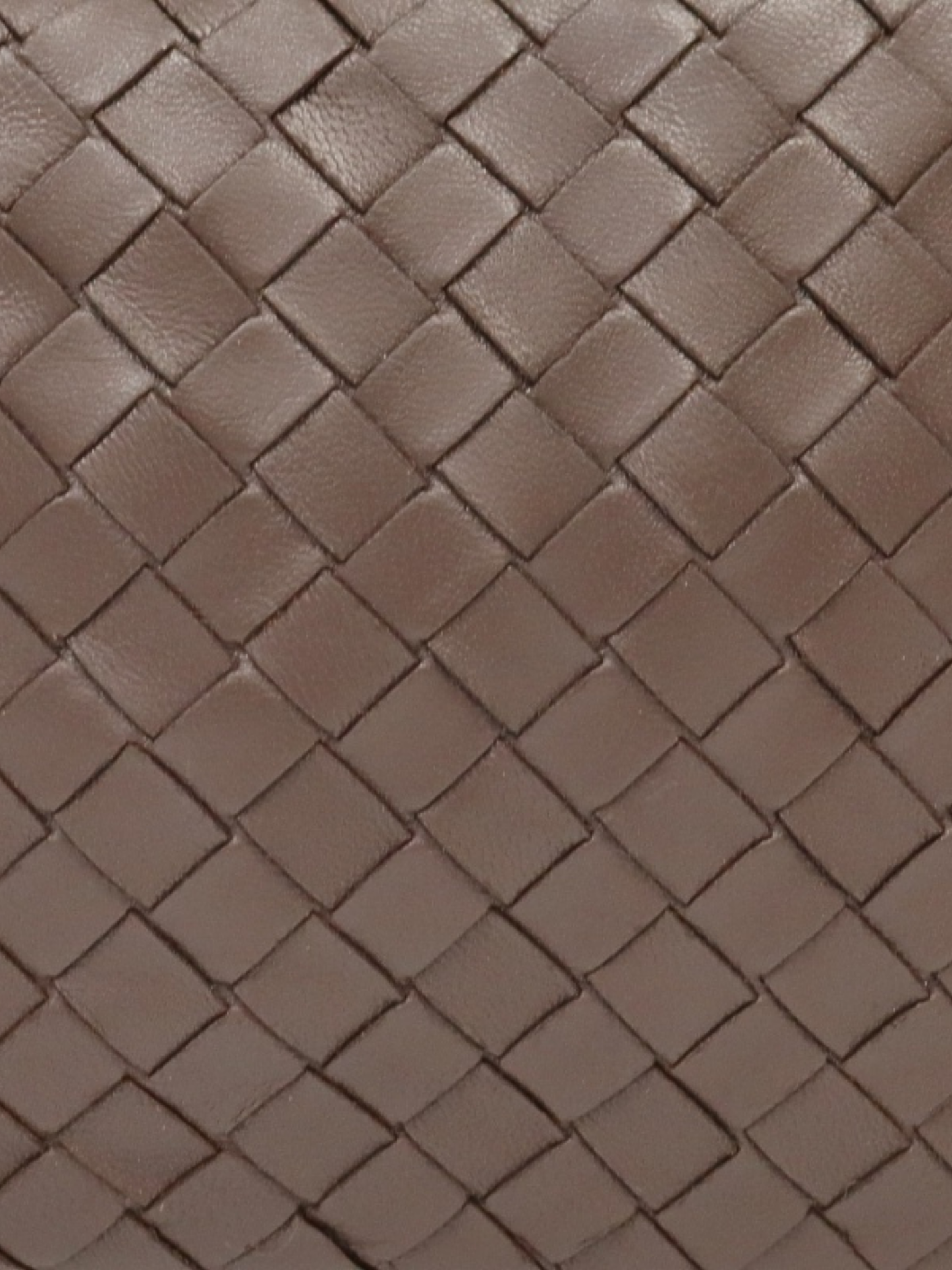 Bottega Veneta 2000s Brown Intrecciato Leather Handbag