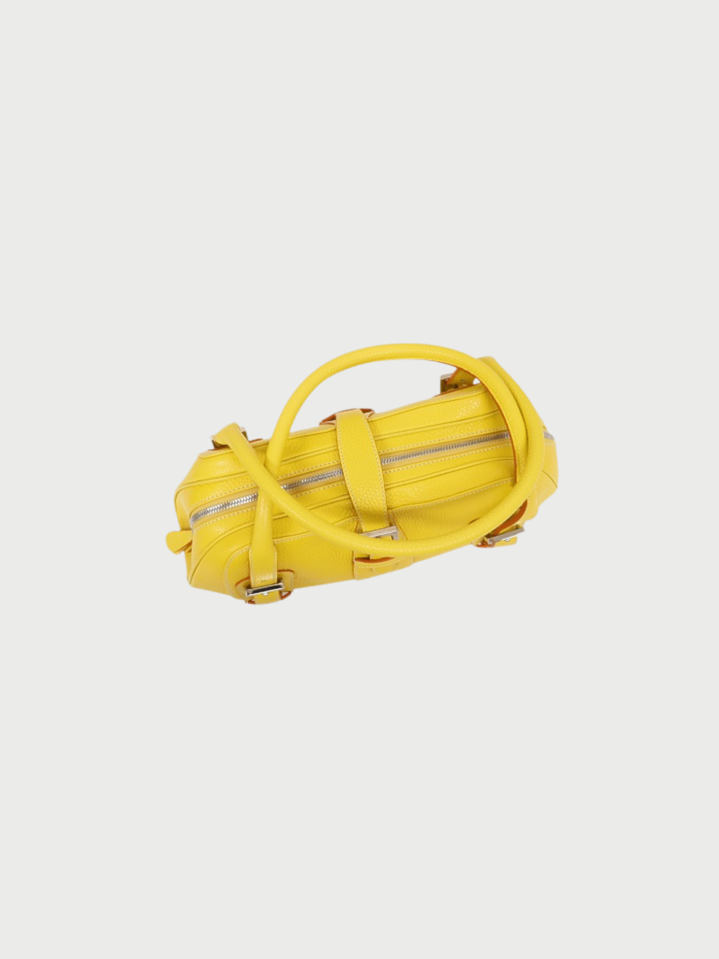 Loewe 2000s Yellow Leather Senda Bag