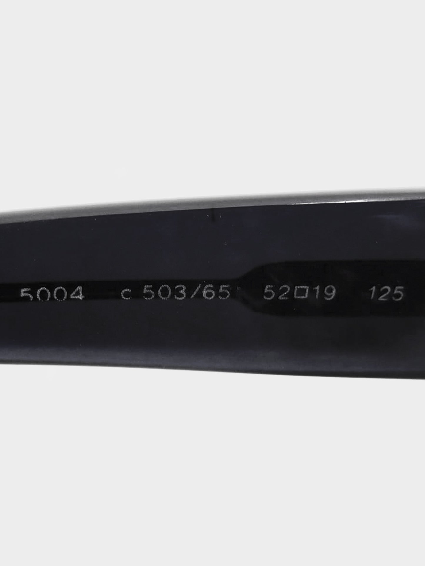 Chanel 2000s Black 2004 Round Sunglasses