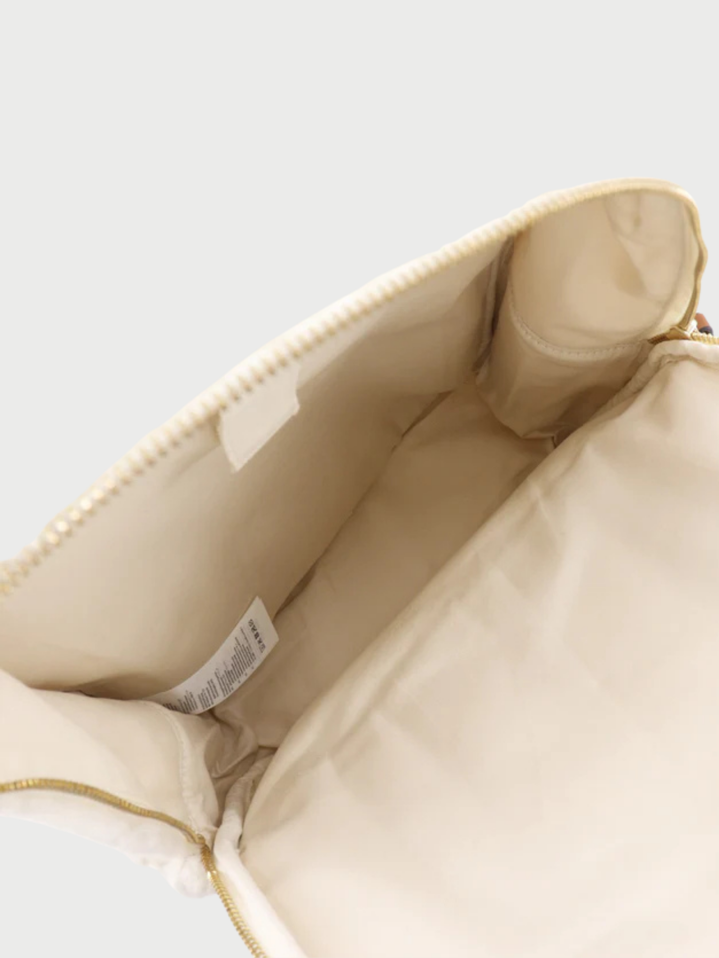 Chloé 2020s Off White Cotton Logo Boa Backpack