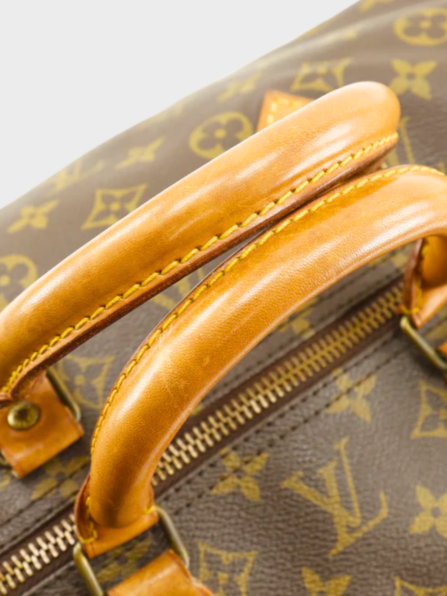 Louis Vuitton 2000s Brown Monogram Speedy 40 Duffle Bag