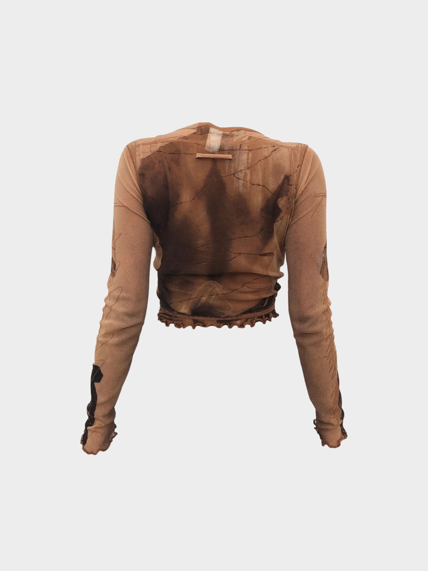 Jean Paul Gaultier Soleil 2000s Mesh Wrap
