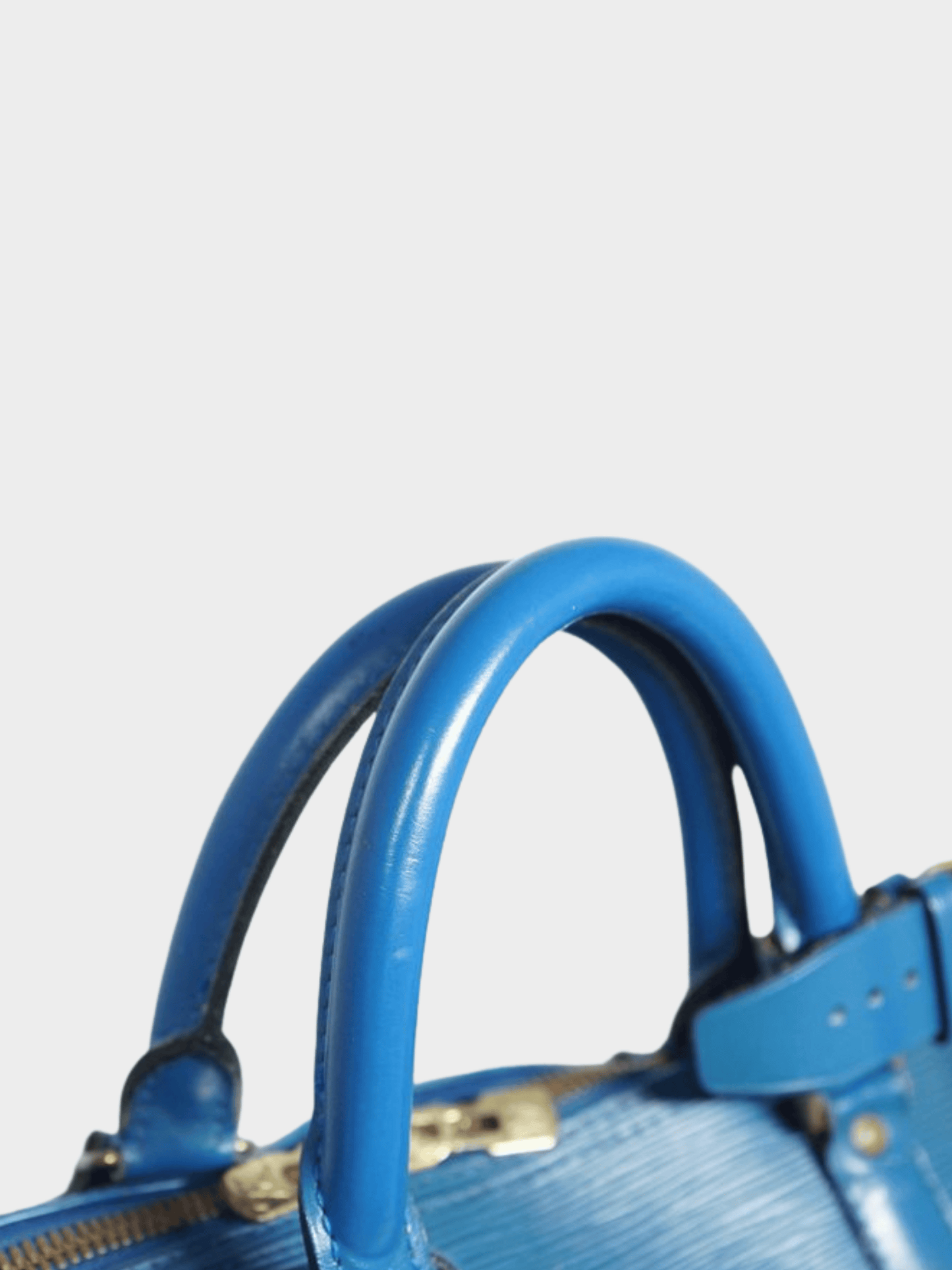 Louis Vuitton 2010s Toledo Blue Epi Leather Keepall 50 Bag