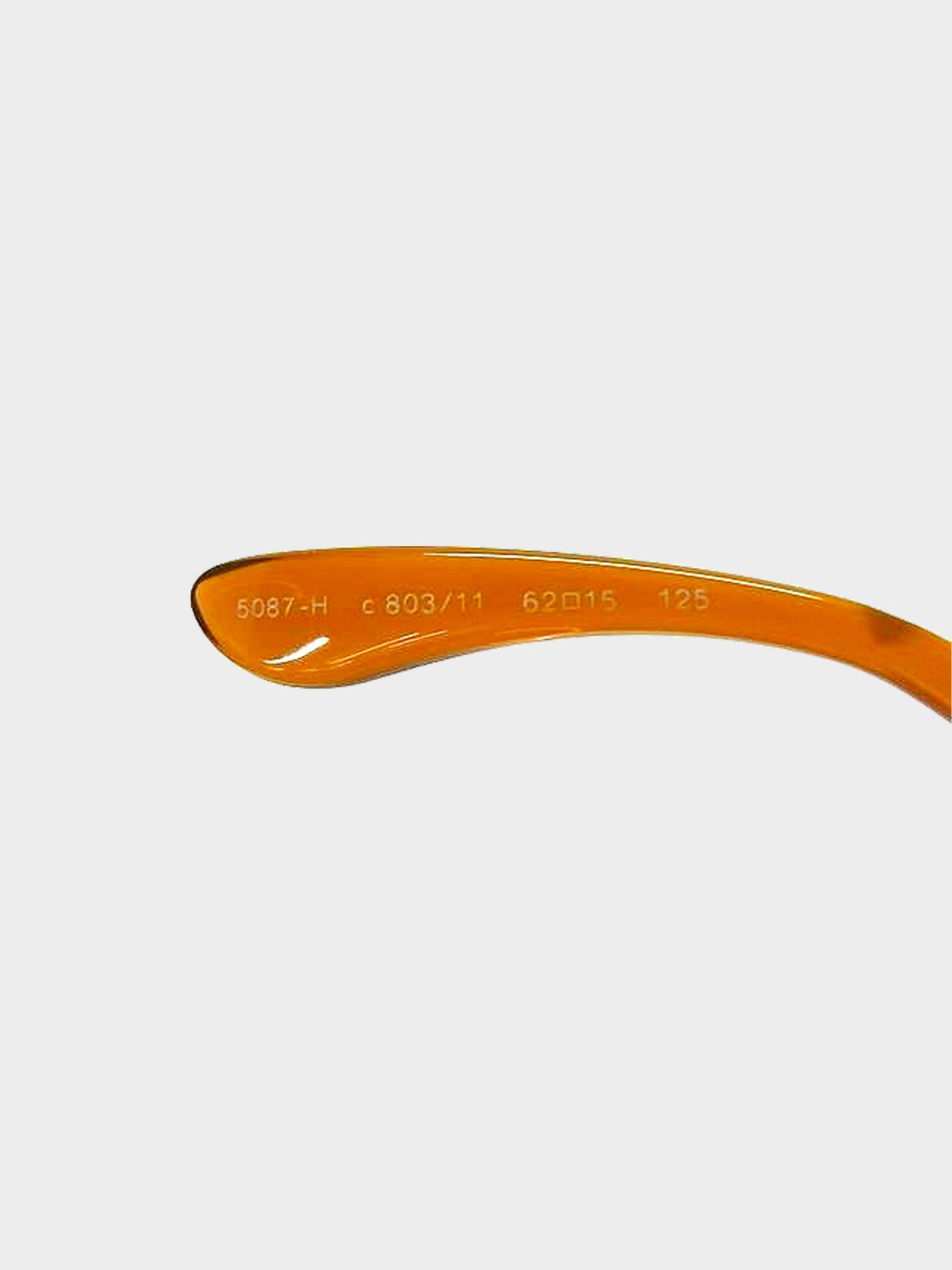 Chanel 2000s Brown Wraparound CC Logo Sunglasses