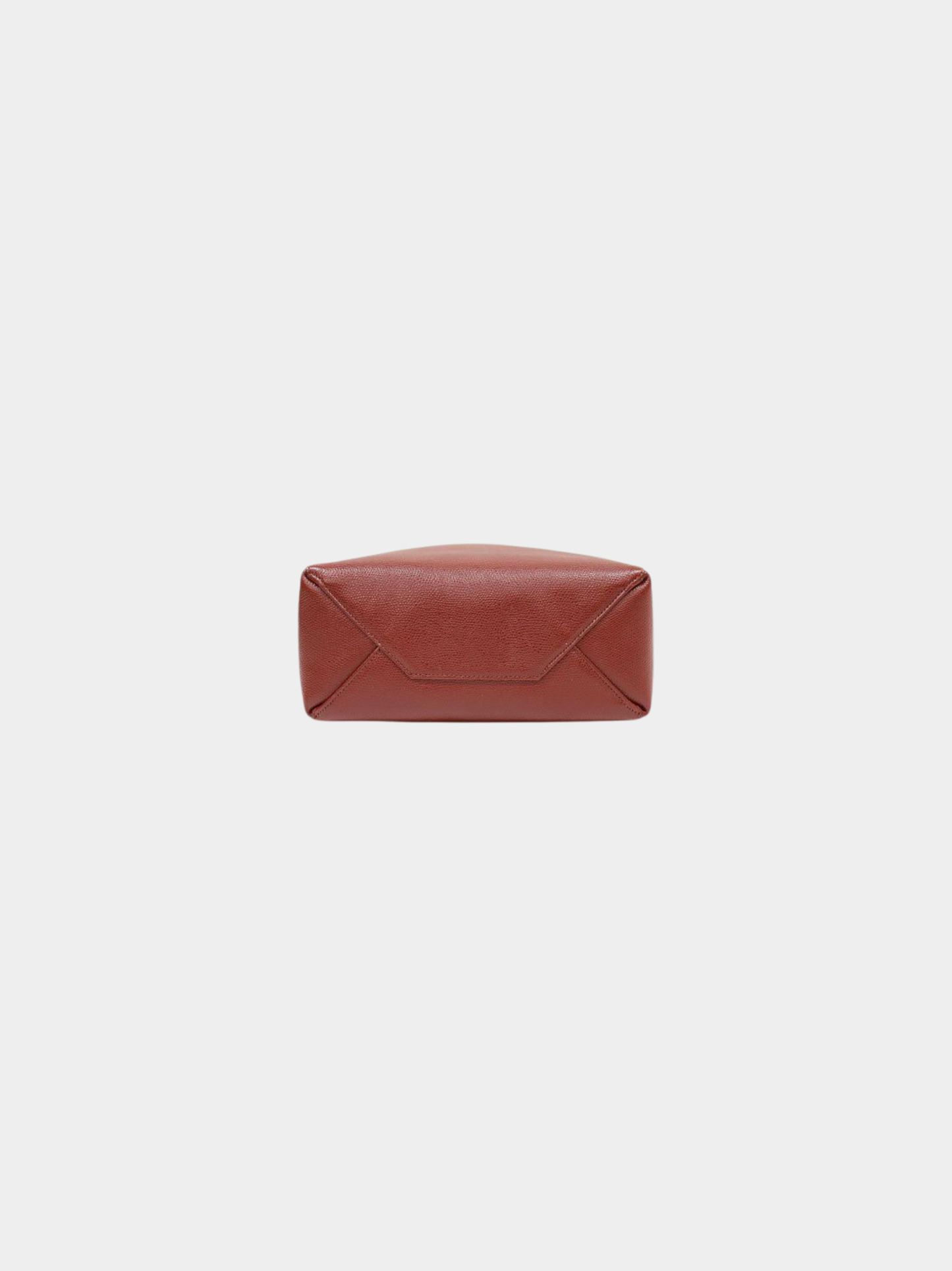 Celine 2010s Bordeaux Leather Vertical Cabas Small Bag
