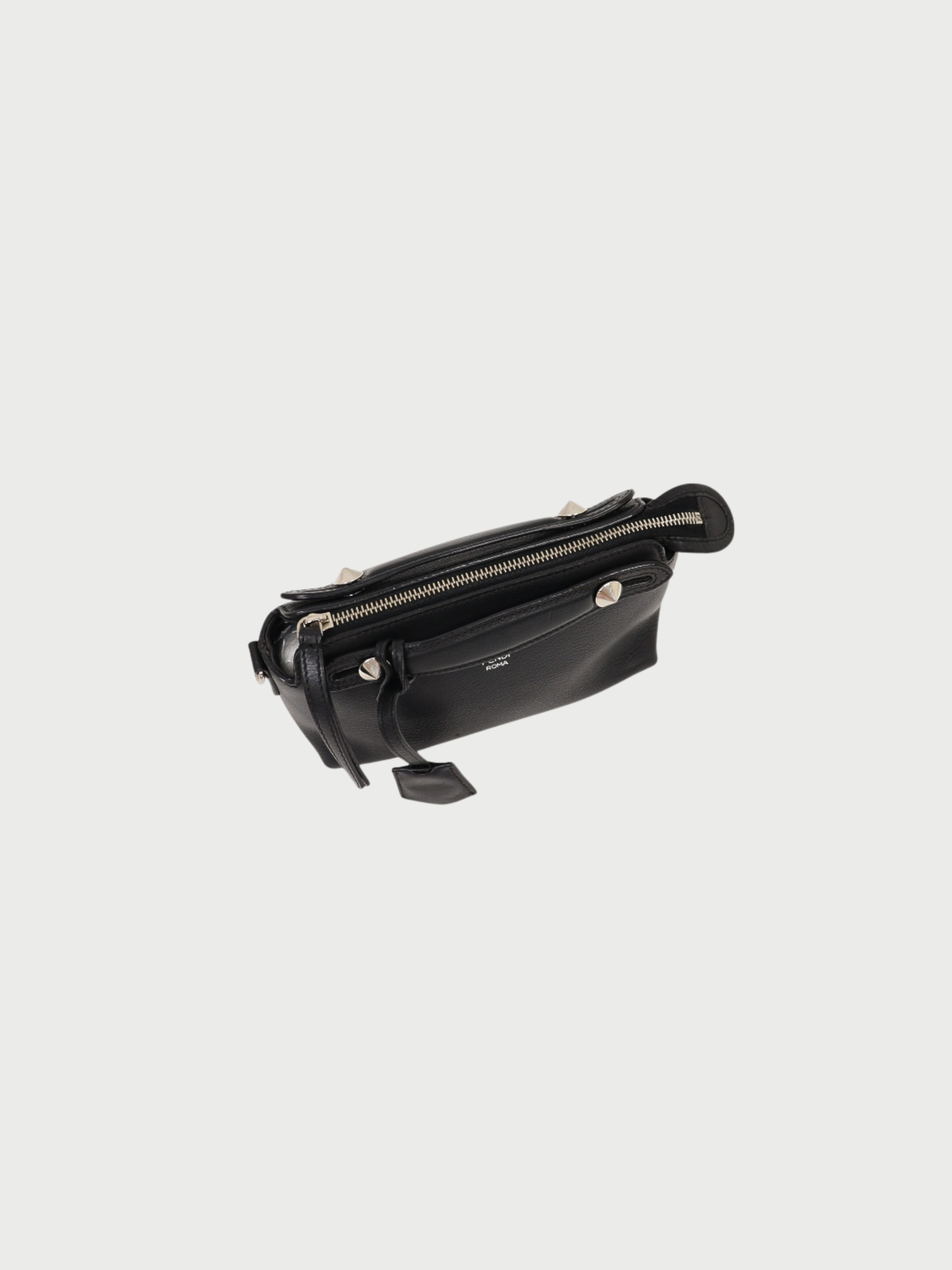 Fendi 2010s Black Leather By The Way Small Bag