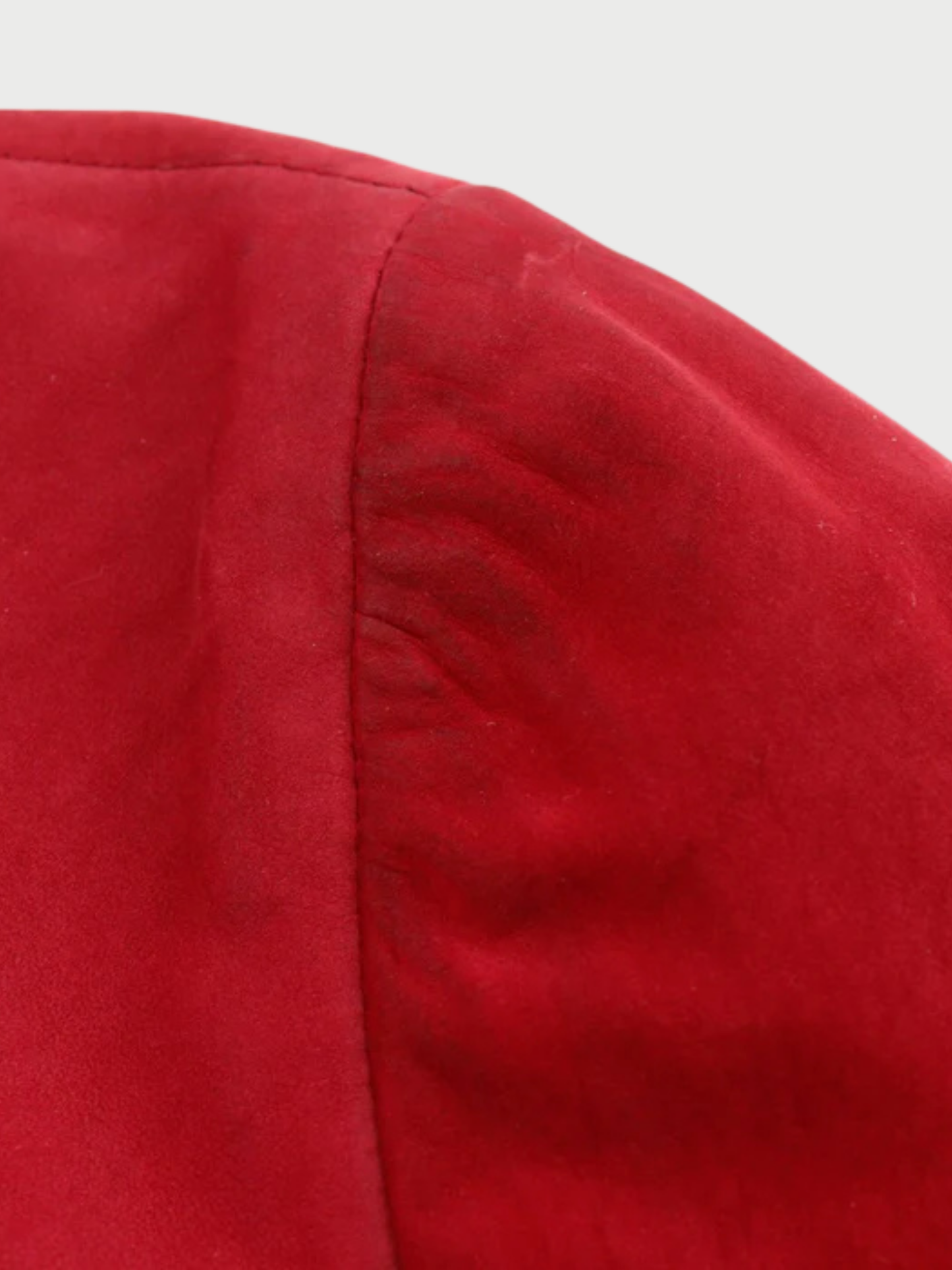 Loewe 1980 Red Leather Tailored Jacket