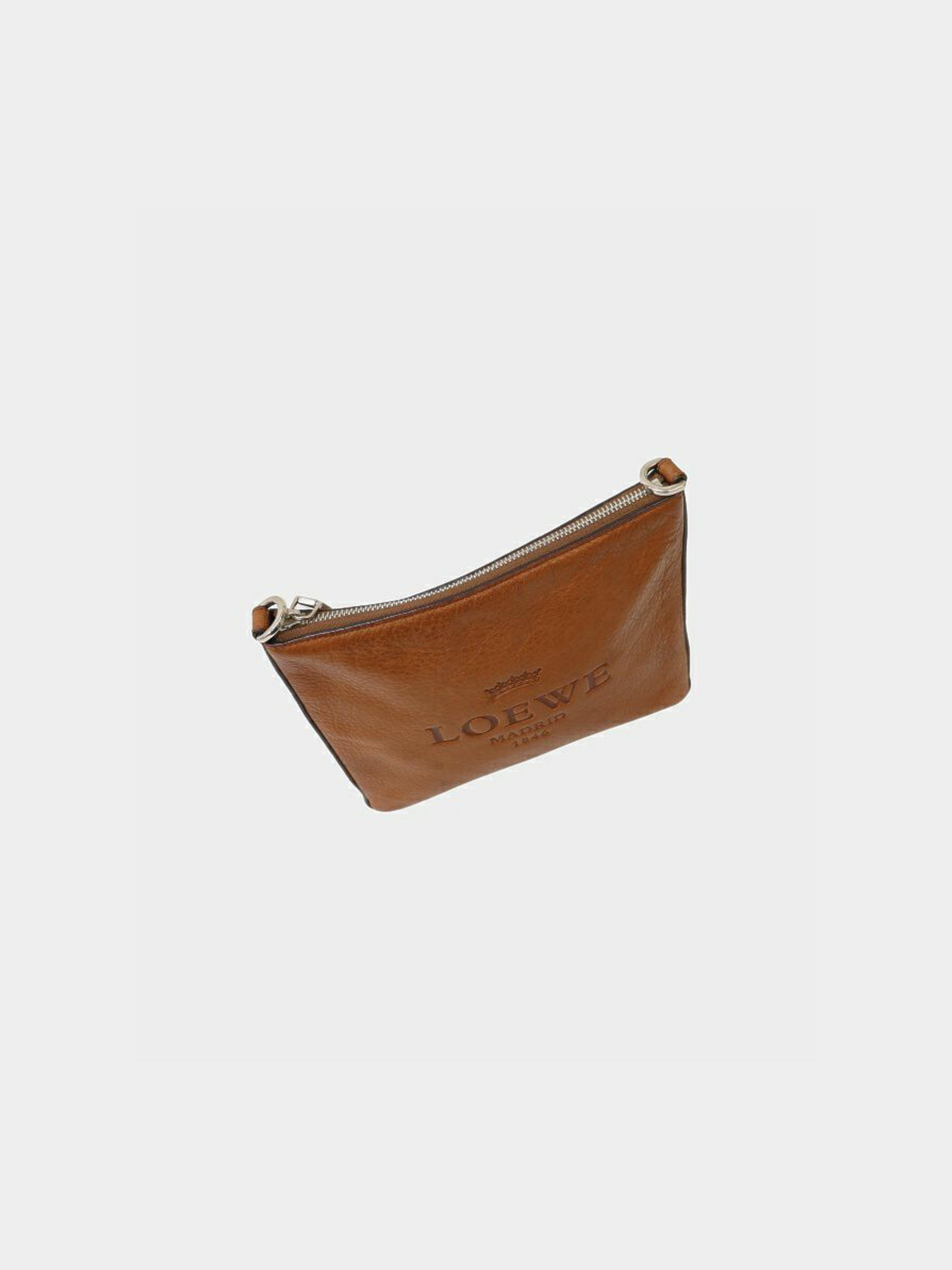 Loewe 2000s Brown Leather Heritage Shoulder Bag