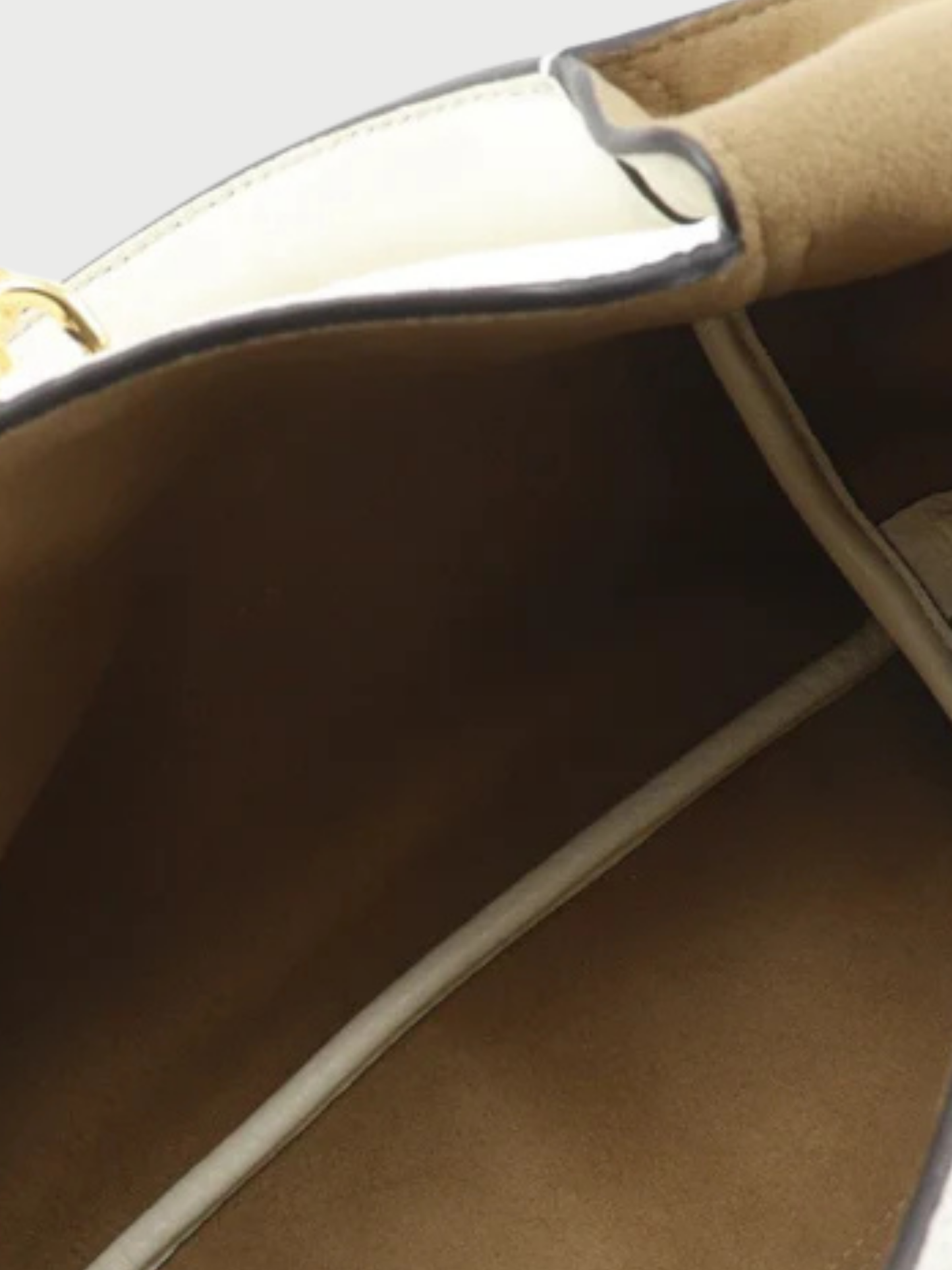 Gucci 2004 White Calfskin Softbit Small Handbag