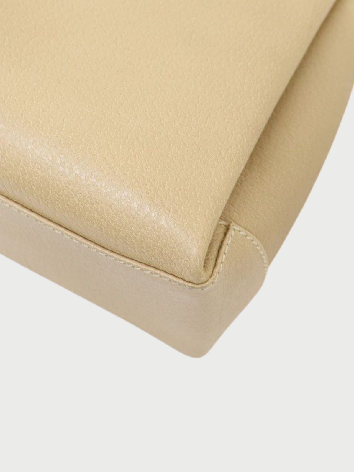 Gucci 2000s Beige Bamboo Turn-Lock Leather 2Way Bag