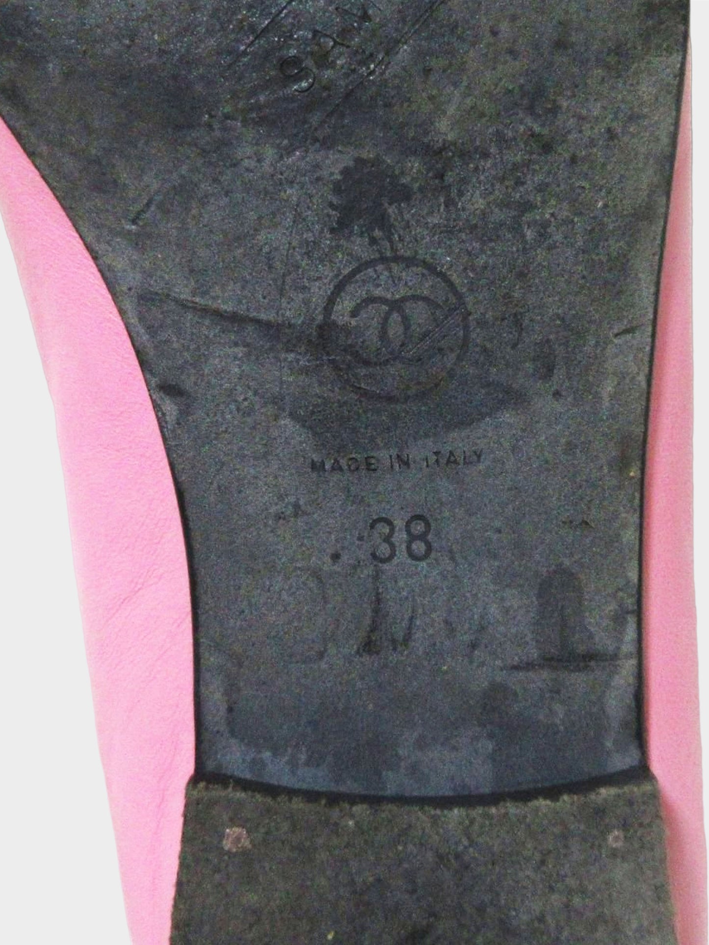Chanel 2000s Black and Pink Two-toned Ballerina Flats