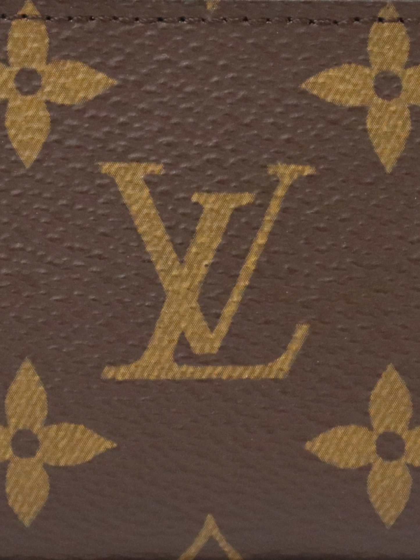 Louis Vuitton 2023 Brown Monogram PVC Leather Pochette Clés