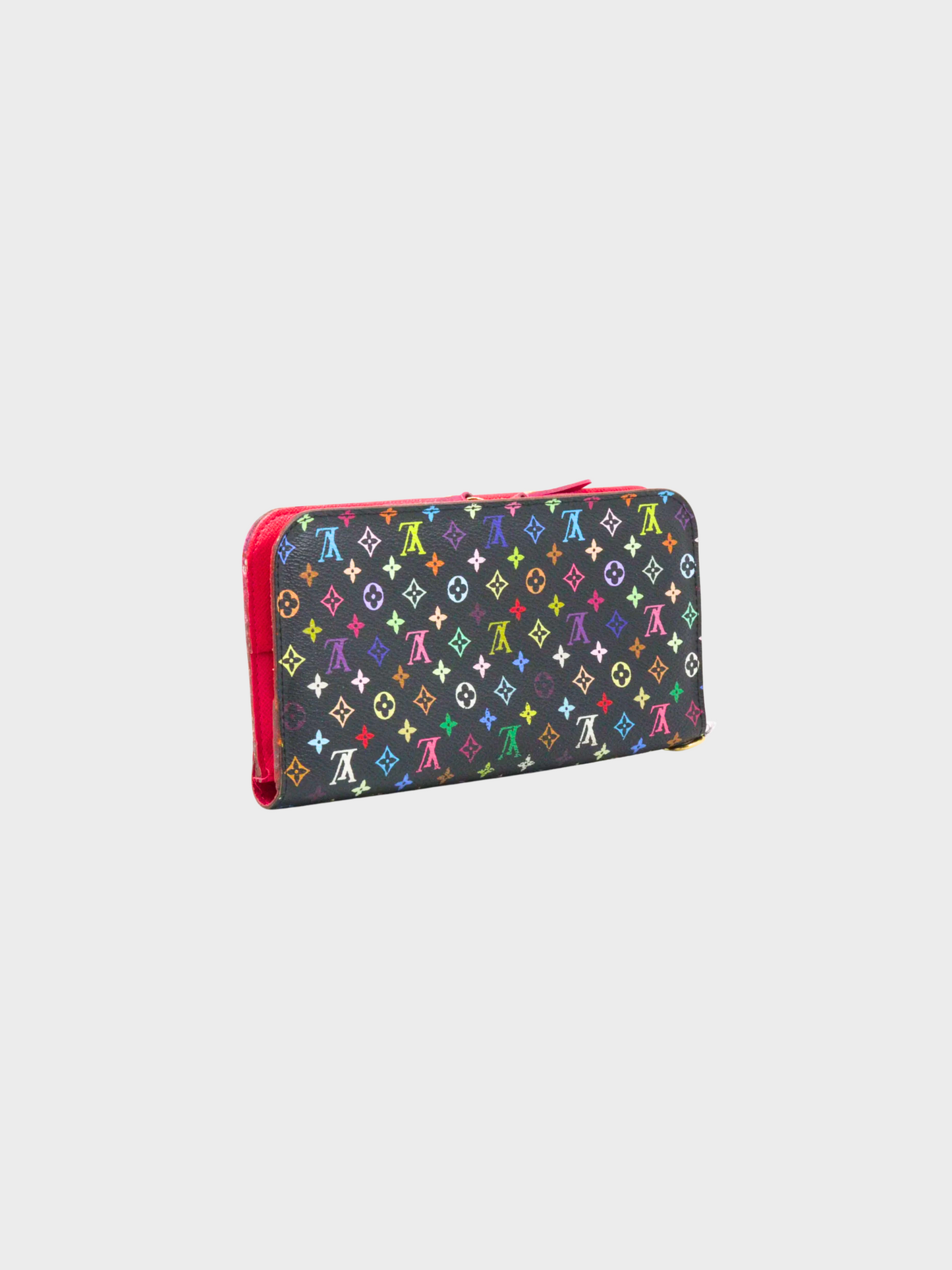Louis Vuitton 2009 Takashi Murakami Black Long Wallet