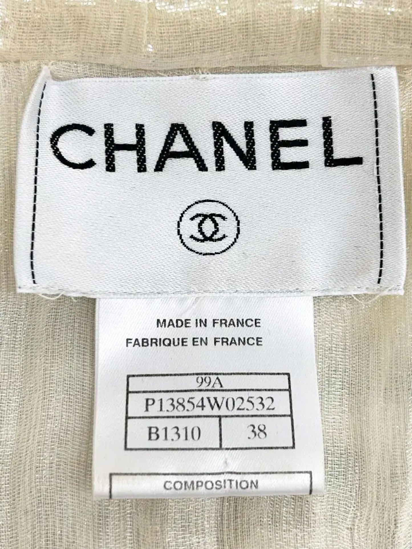 Chanel FW 1999 Sparkle Dress and Jacket Set