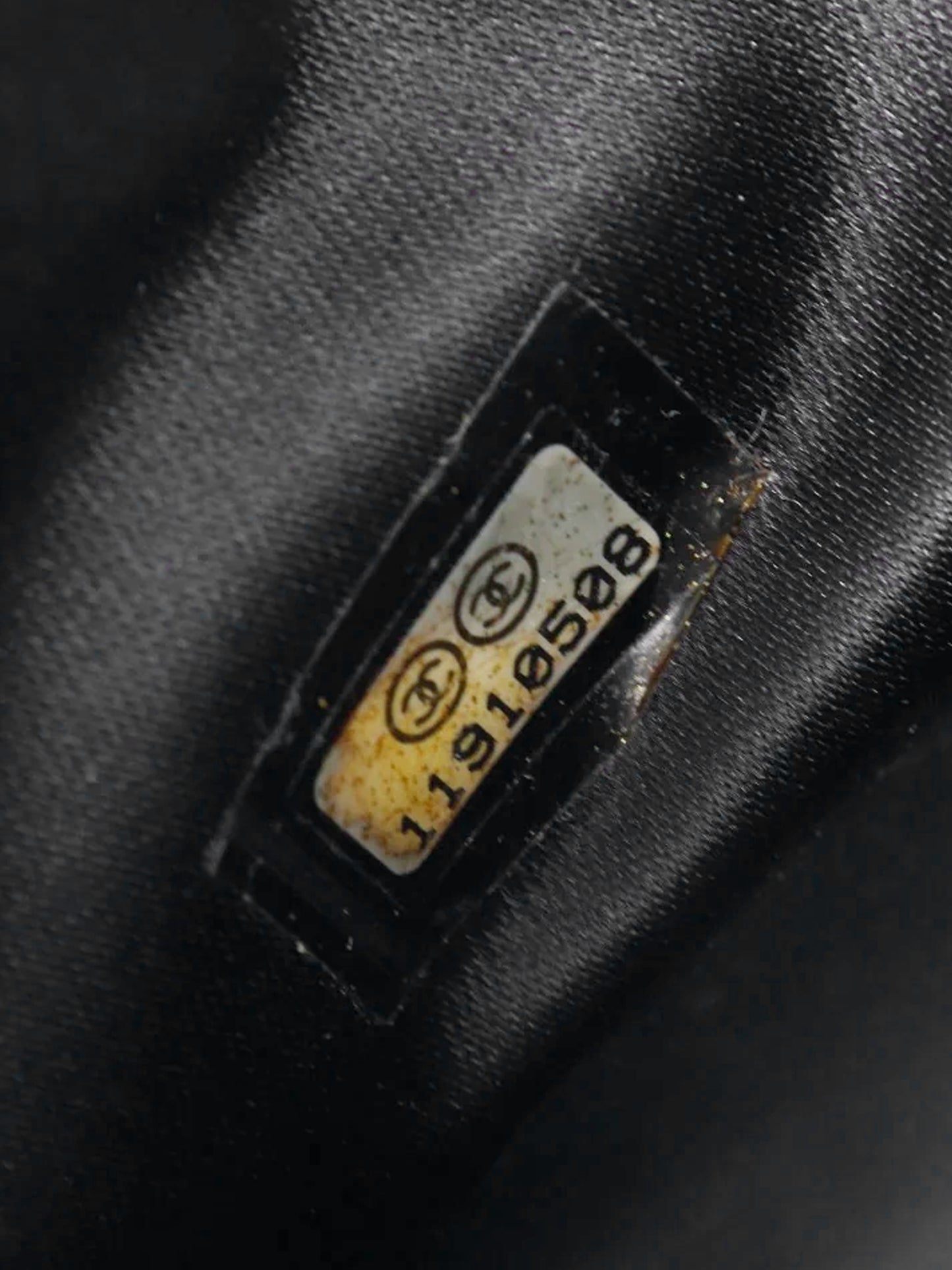 Chanel 2006-2008 Black Patent Leather Chanel Icons Tri-fold Wallet