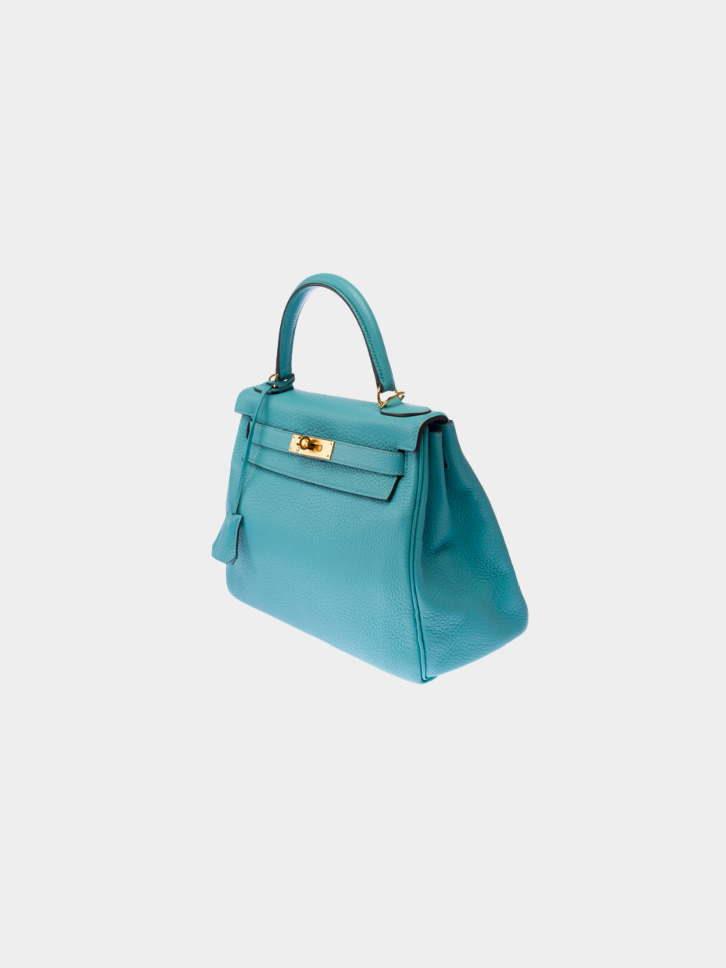 Hermès 2010s Blue Togo Kelly 28 Retourne Bag