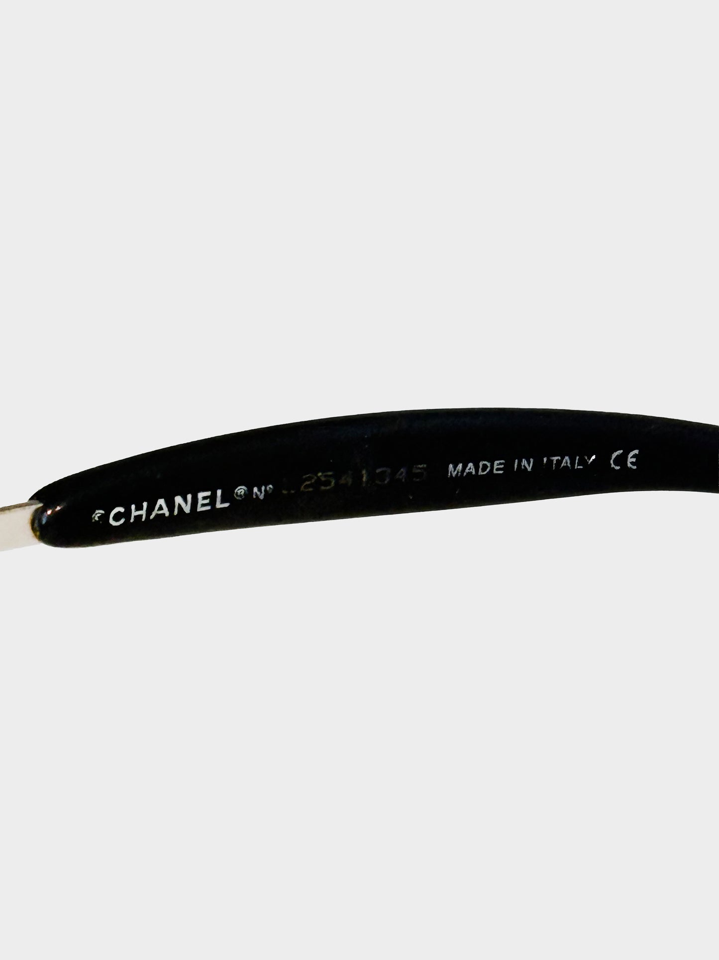 Chanel by Karl Lagerfeld 2000s Gradient Brown and Grey Rimless Sunglasses